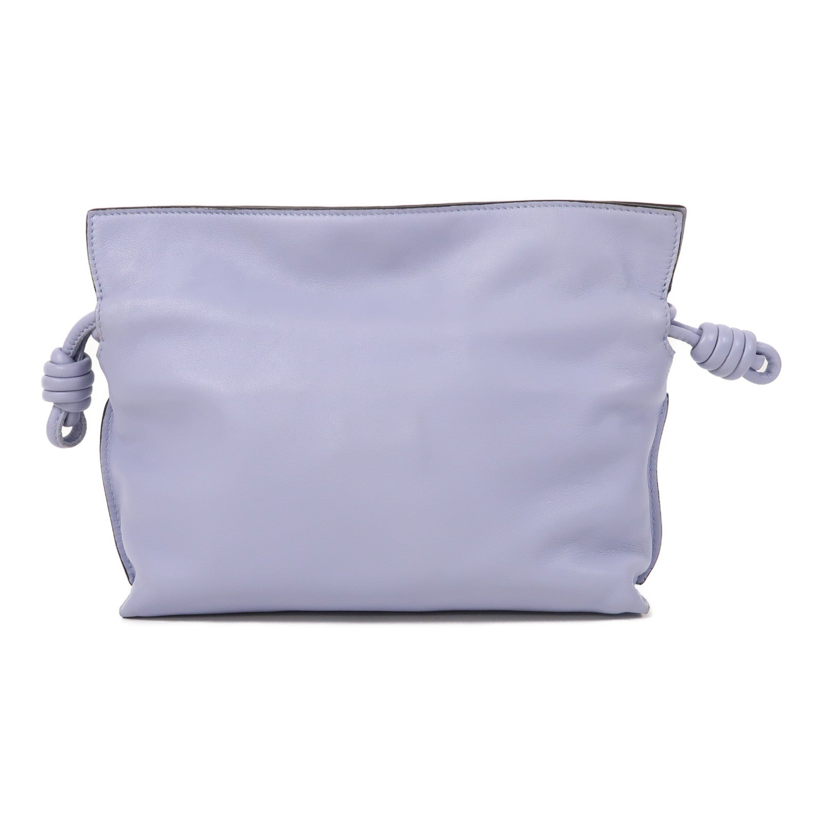LOEWE 牛皮皮革Mini Flamenco金扣肩背袋藍色