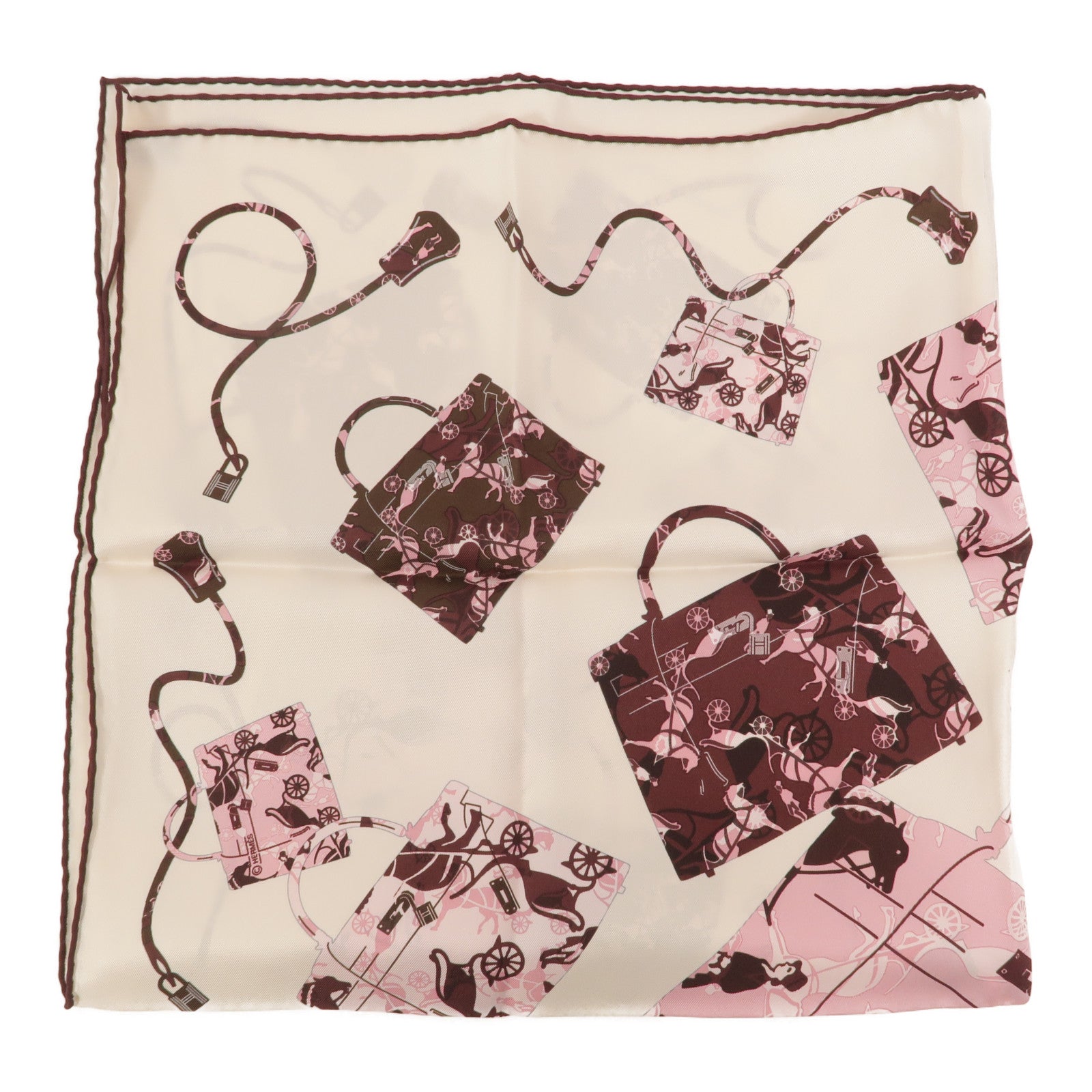HERMES 絲質Scarf 65x65絲巾