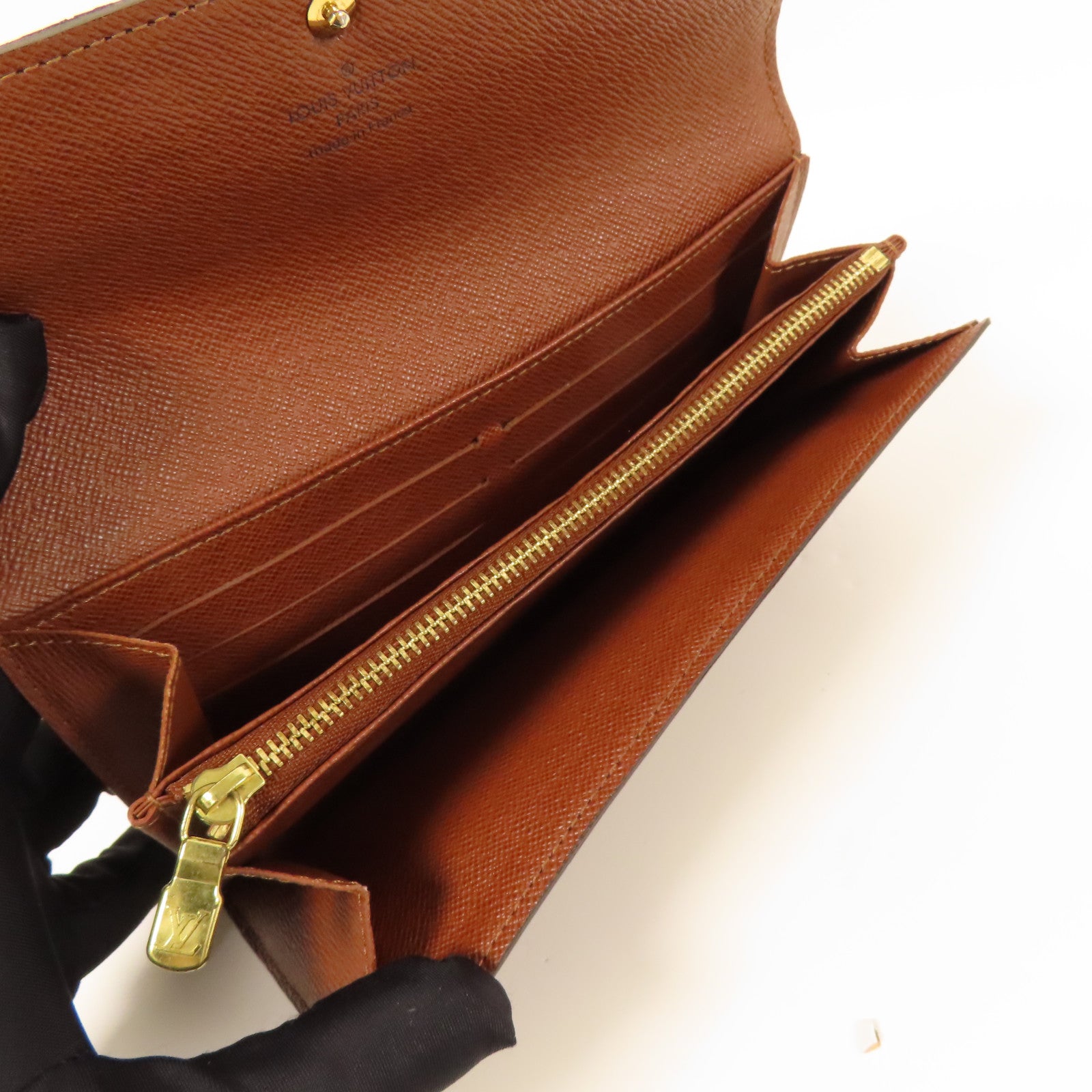 LOUIS VUITTON Monogram Portefeuille Sarah金扣長錢包