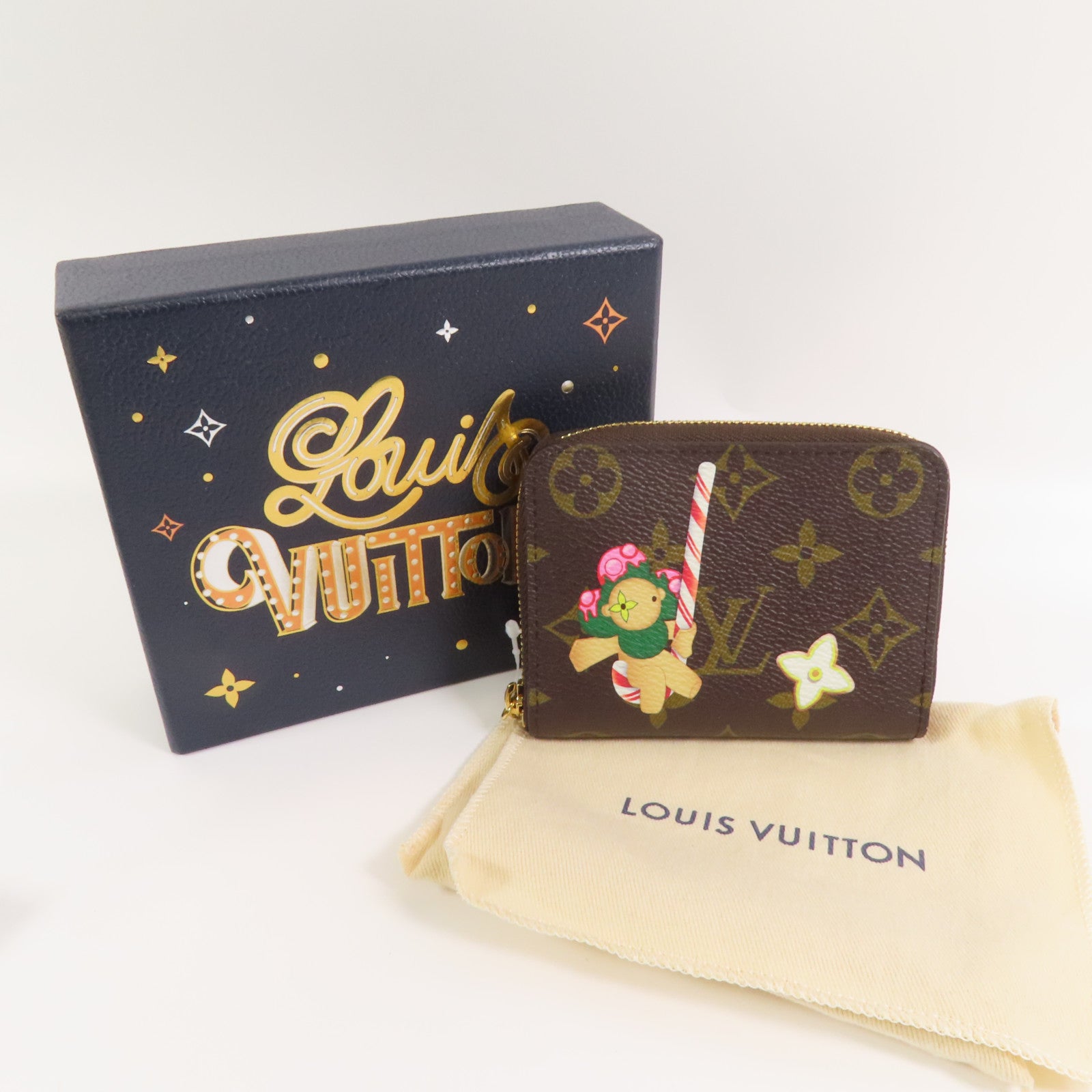 LOUIS VUITTON Monogram Candy Factory Wallet金扣拉鏈長錢包