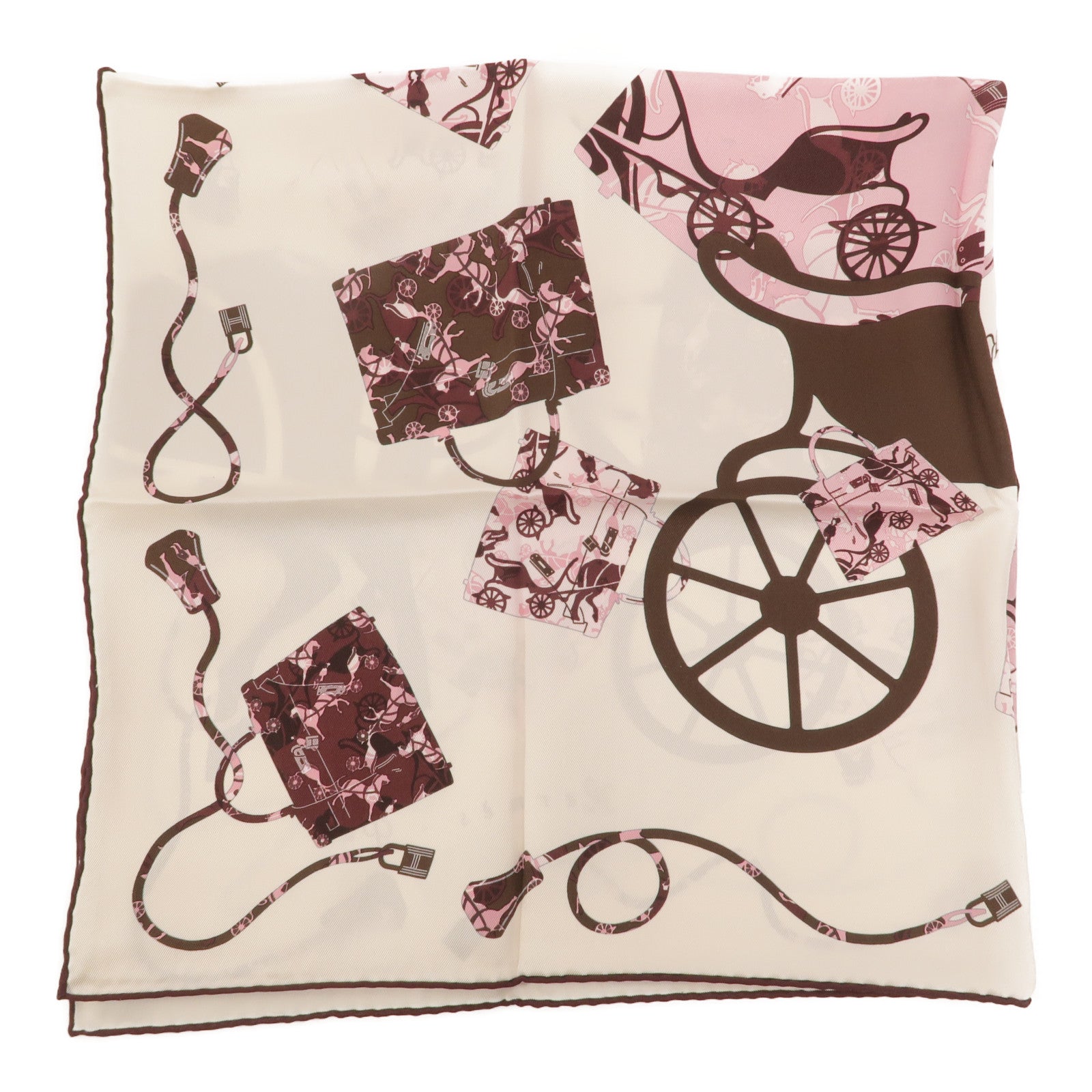 HERMES 絲質Scarf 65x65絲巾
