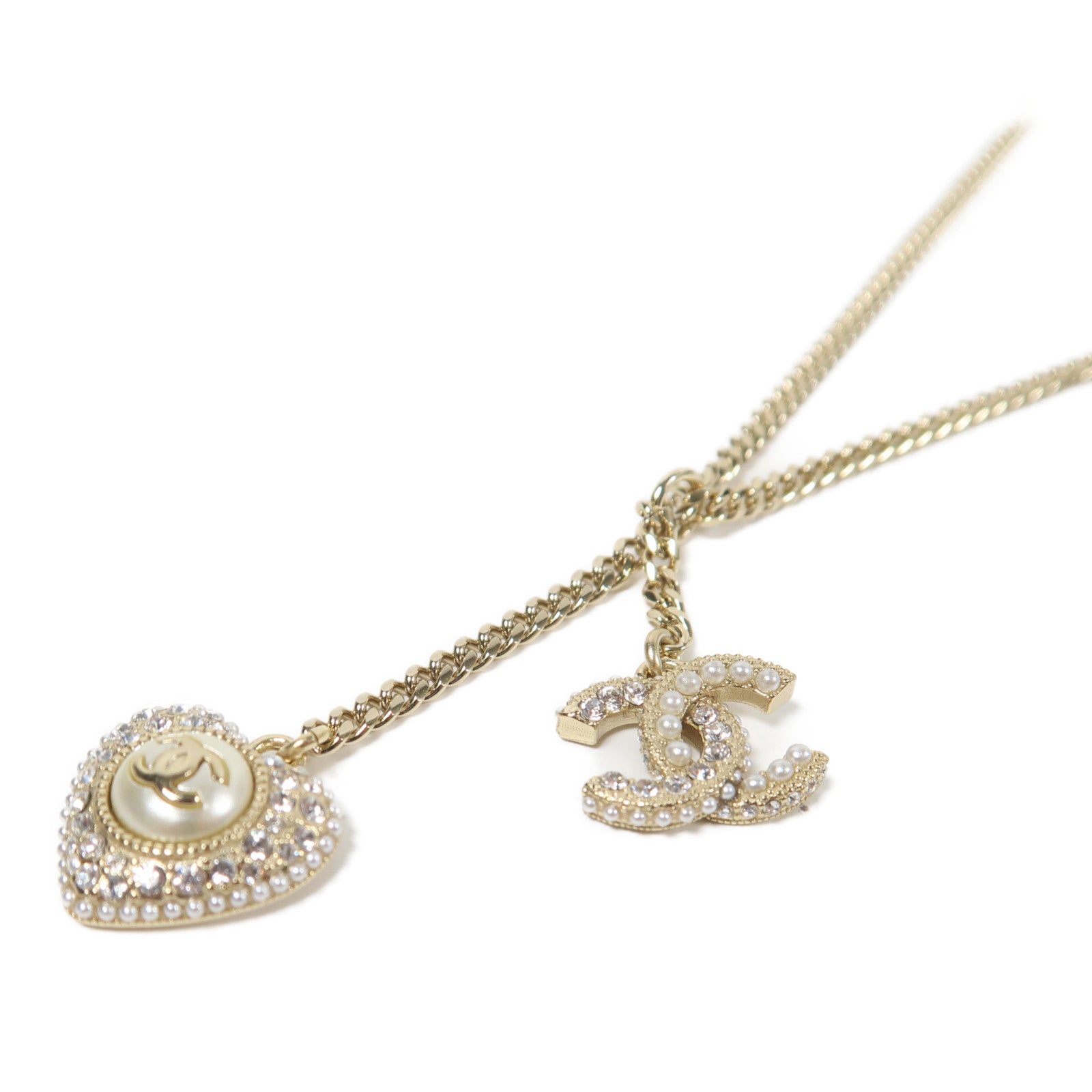 CHANEL 金屬Necklace項鏈金色