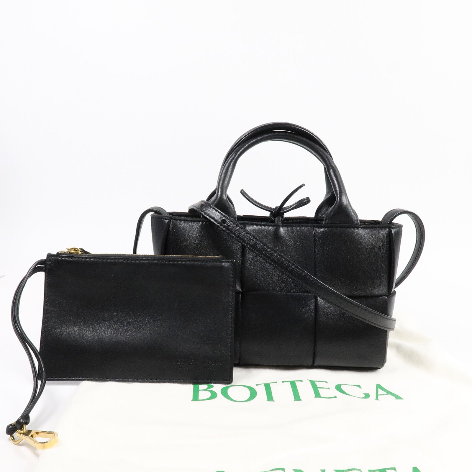 BOTTEGA VENETA 羊皮皮革Candy Arco Tote手挽肩背兩用袋