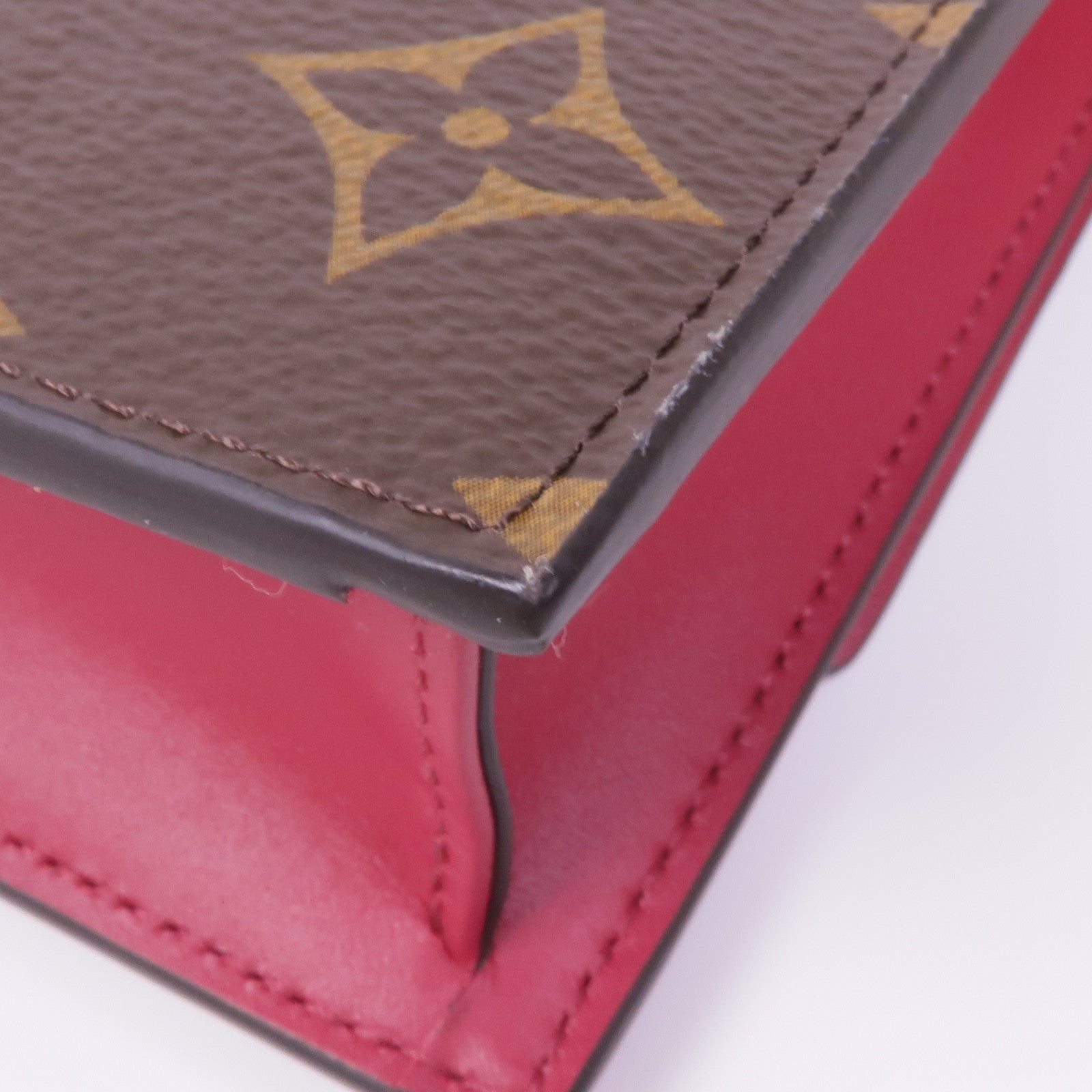 LOUIS VUITTON Monogram Flore金扣鏈帶肩背袋