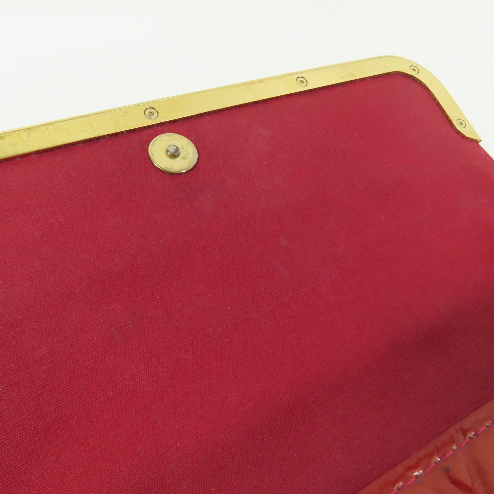 LOUIS VUITTON Monogram Vernis Rossmore MM金扣肩背袋