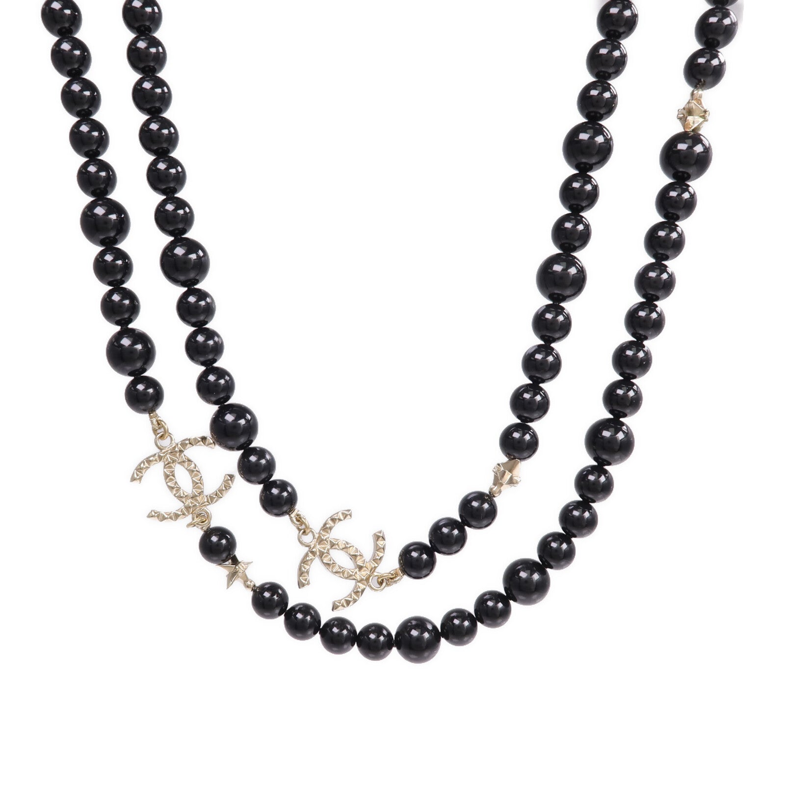 CHANEL PVC/金屬Long Necklace項鍊