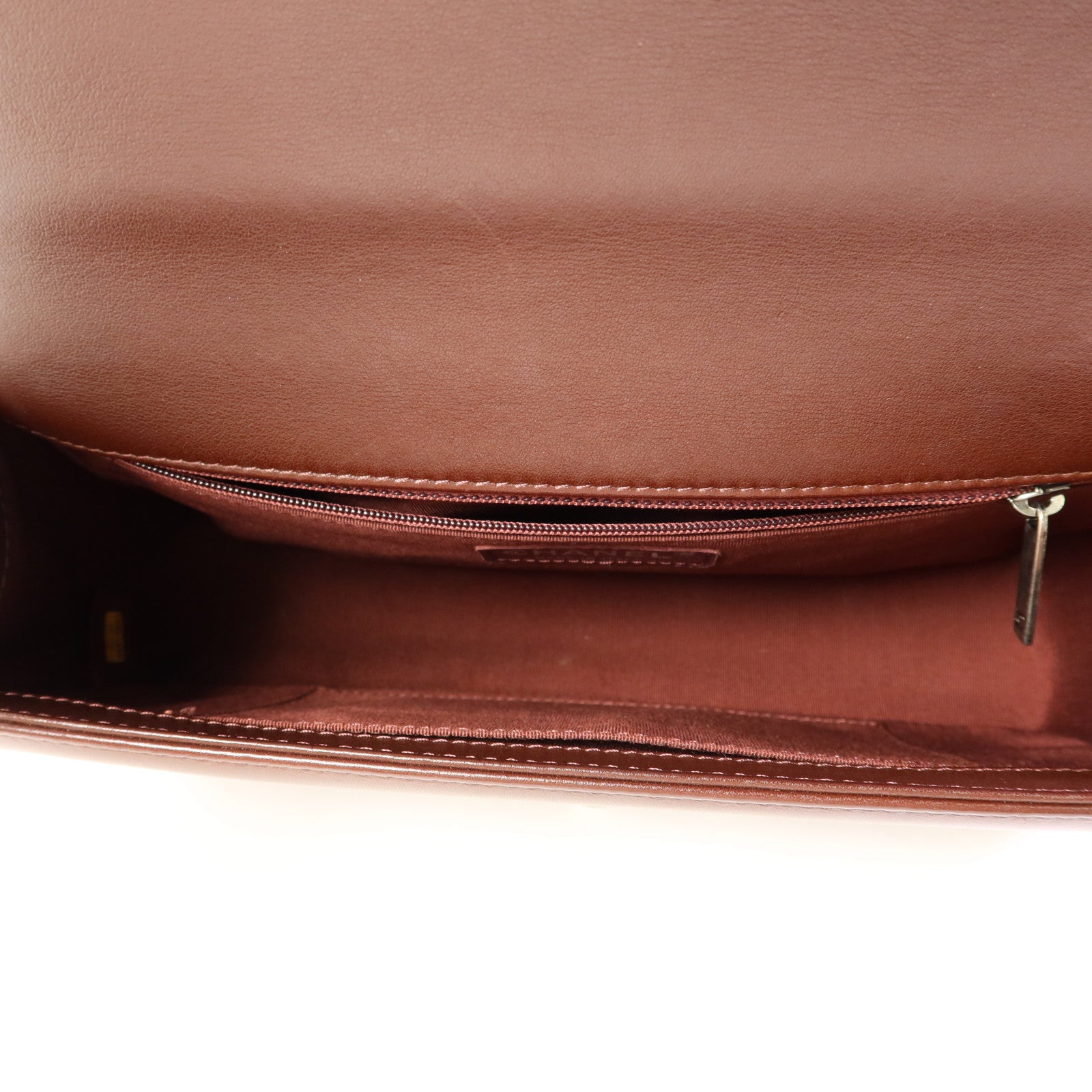 CHANEL 牛皮皮革Boy 28鏈帶肩背袋