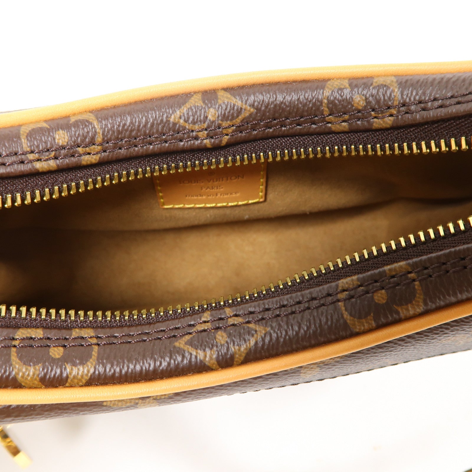 LOUIS VUITTON Monogram Loop PM金扣手挽肩背兩用袋啡色