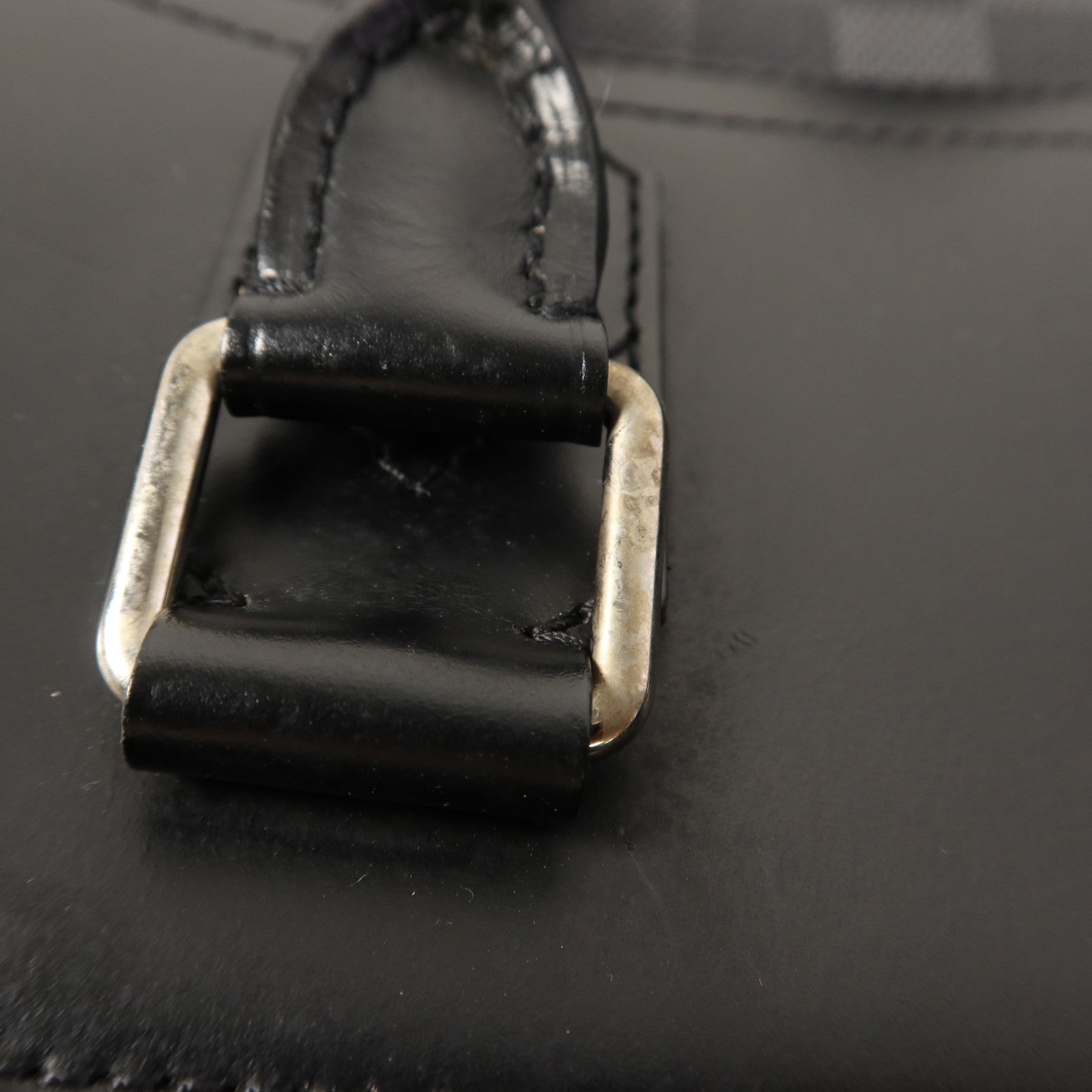 LOUIS VUITTON Damier Graphite Neo Greenwich銀扣手挽肩背兩用袋