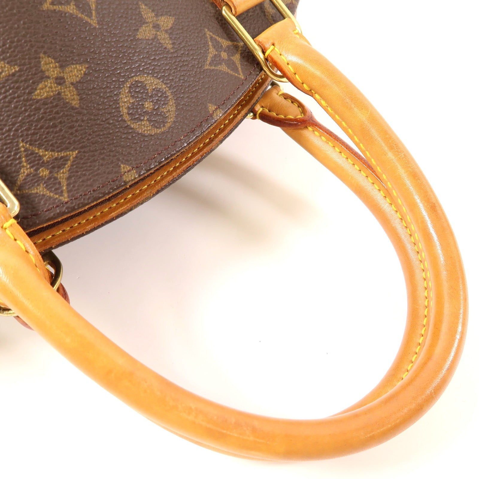 LOUIS VUITTON LV GHW Elipse MM Hand Bag M51126 Monogram Brown