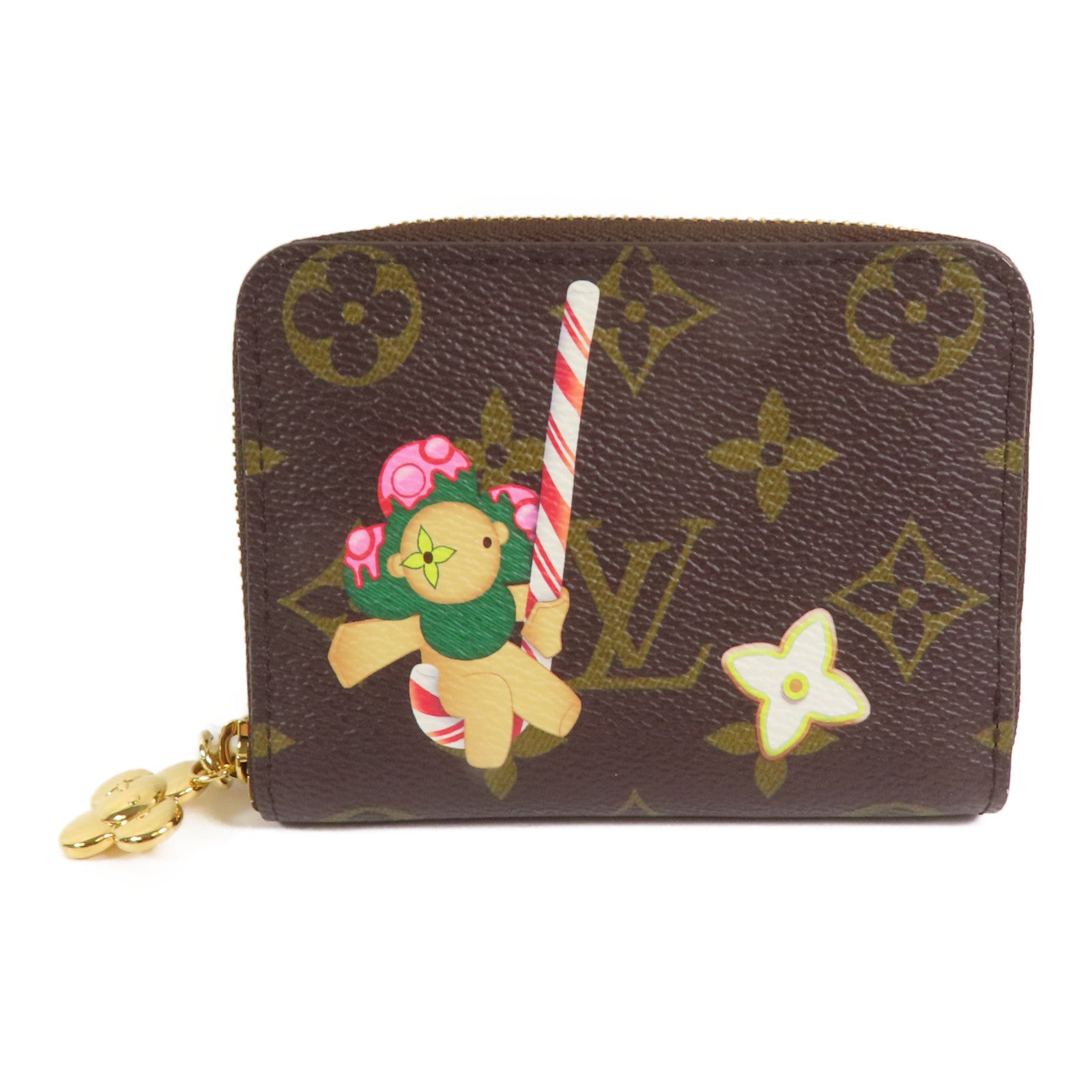 LOUIS VUITTON Monogram Candy Factory Wallet金扣拉鏈長錢包