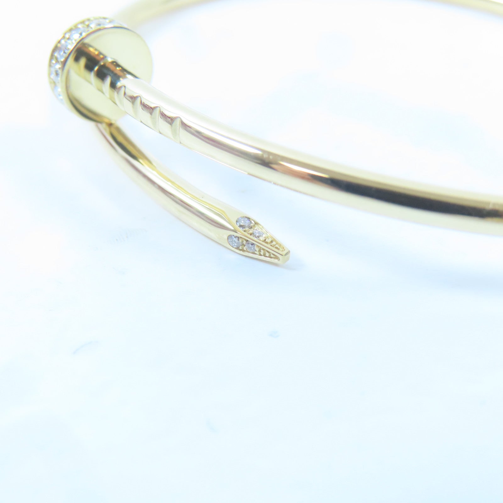 CARTIER 18K玫瑰金Juste Un Clou手鐲Cartier#16/15.5cm