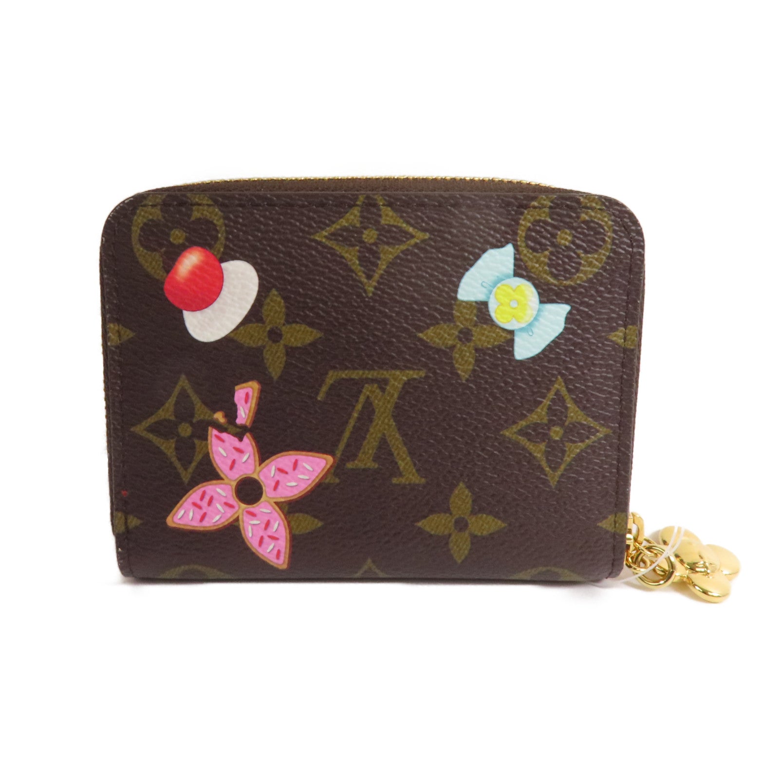 LOUIS VUITTON Monogram Candy Factory Wallet金扣拉鏈長錢包