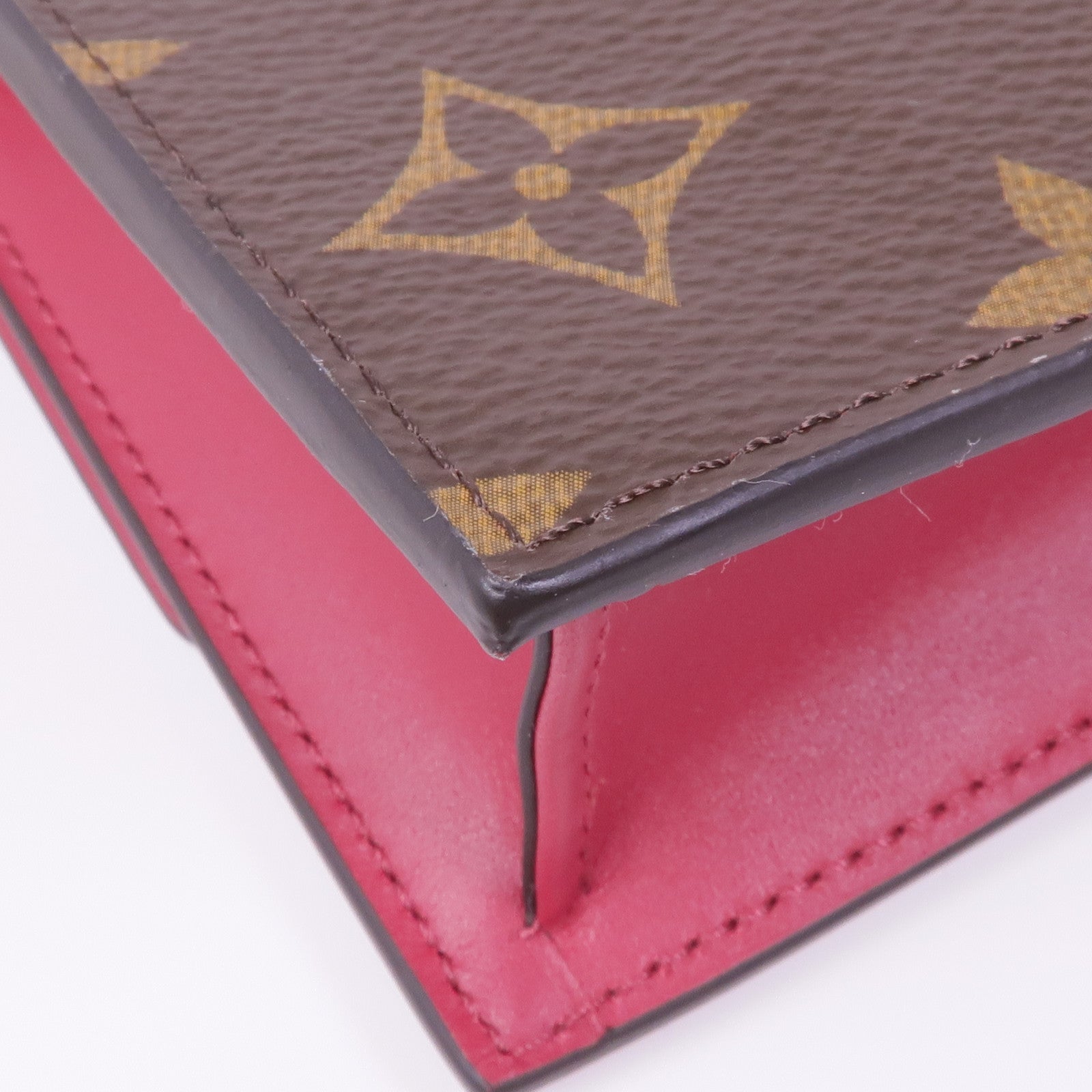 LOUIS VUITTON Monogram Flore金扣鏈帶肩背袋