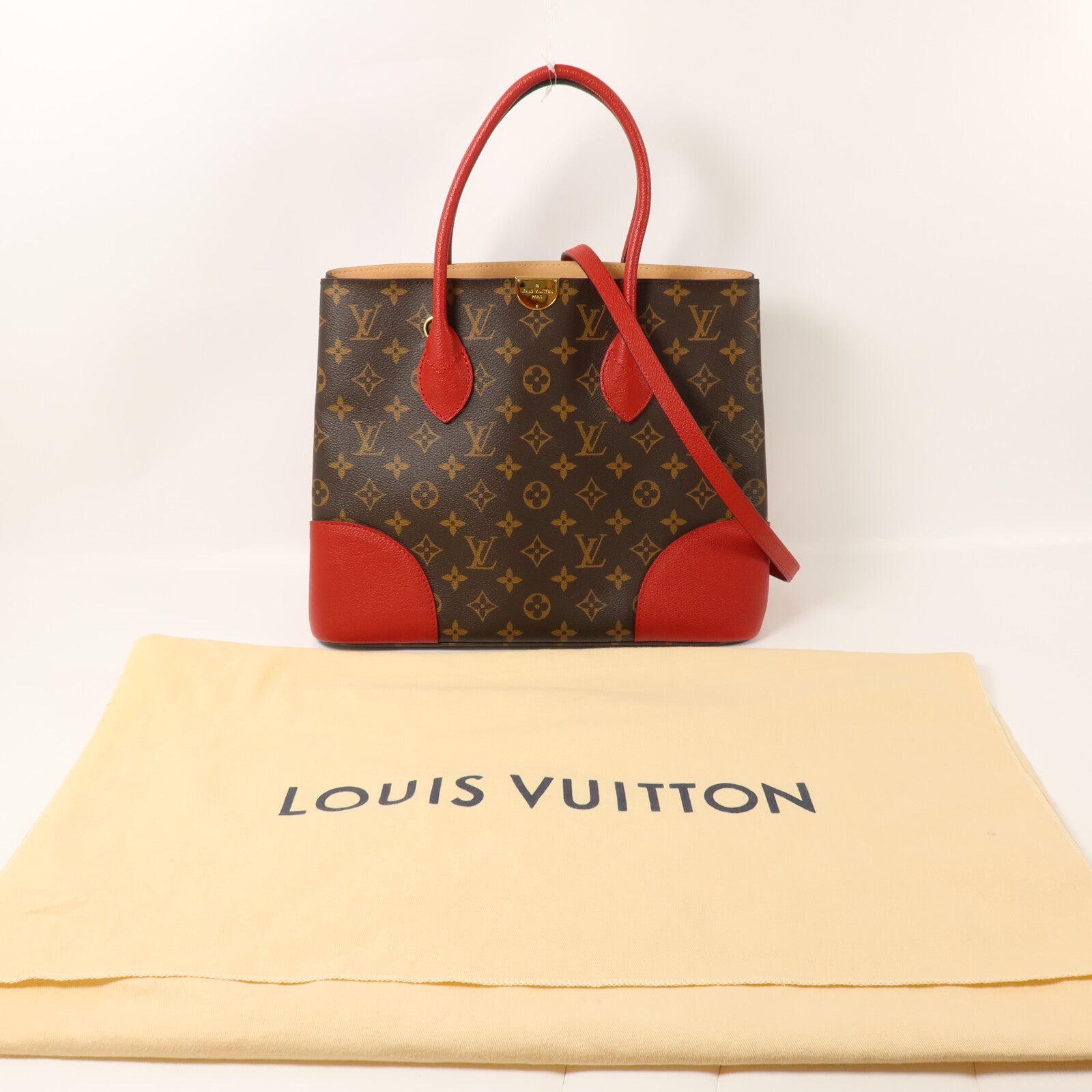 LOUIS VUITTON Monogram Flandrin手挽肩背兩用袋