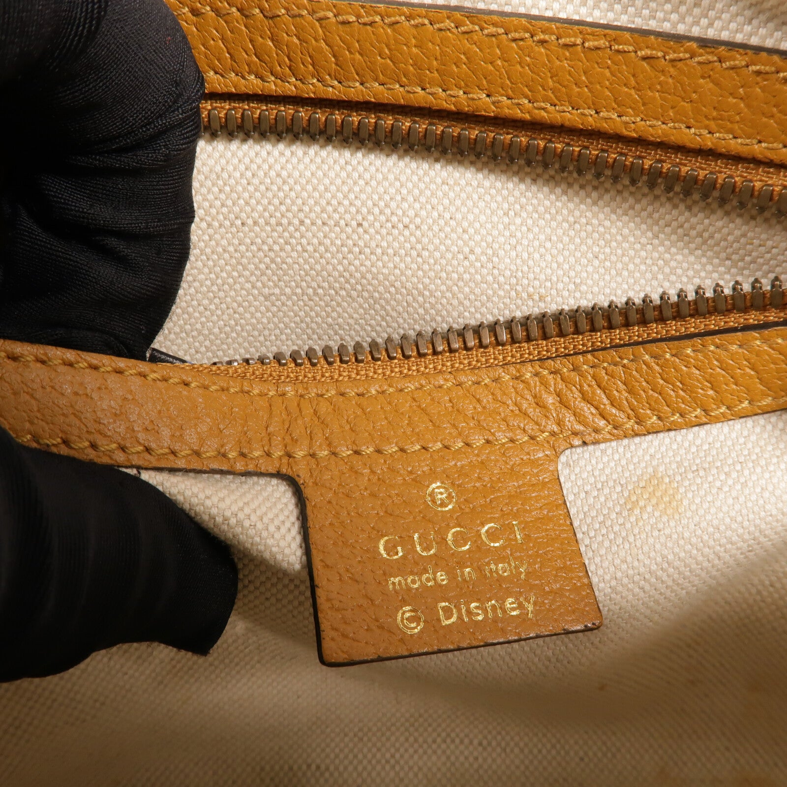 GUCCI 塗層帆布Disney Collab Mini GG Supreme腰包