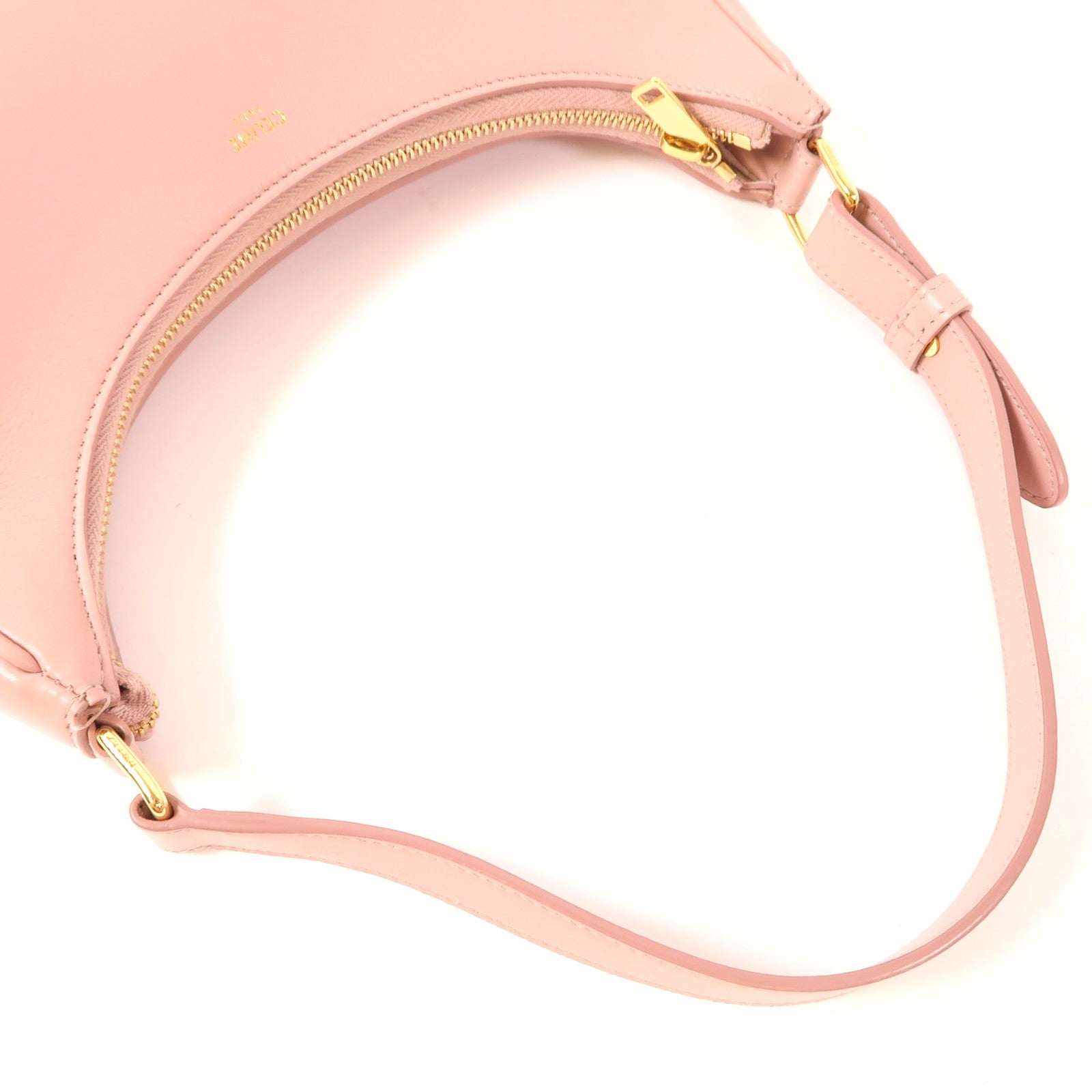 CELINE 牛皮皮革Ava金扣肩背袋