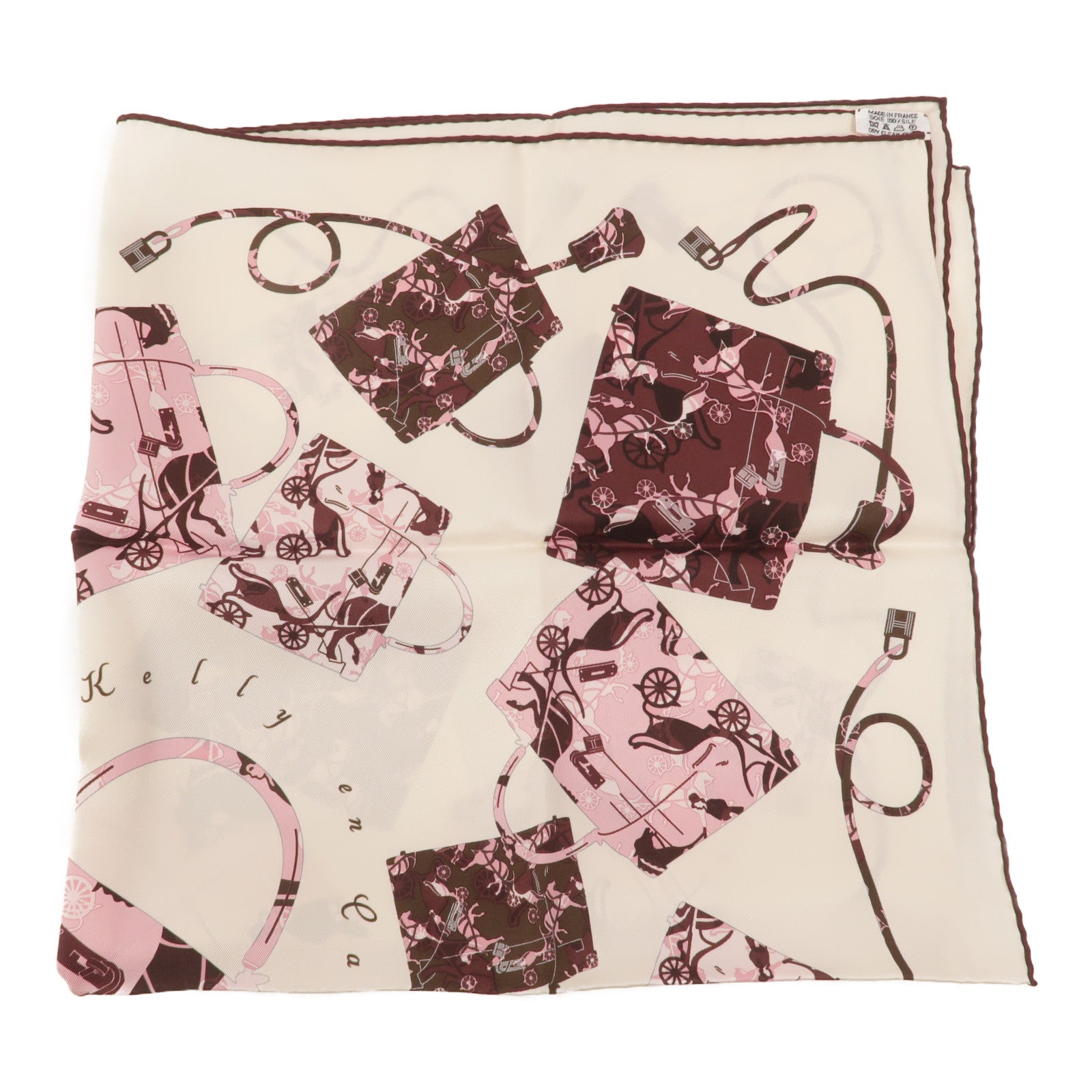 HERMES 絲質Scarf 65x65絲巾