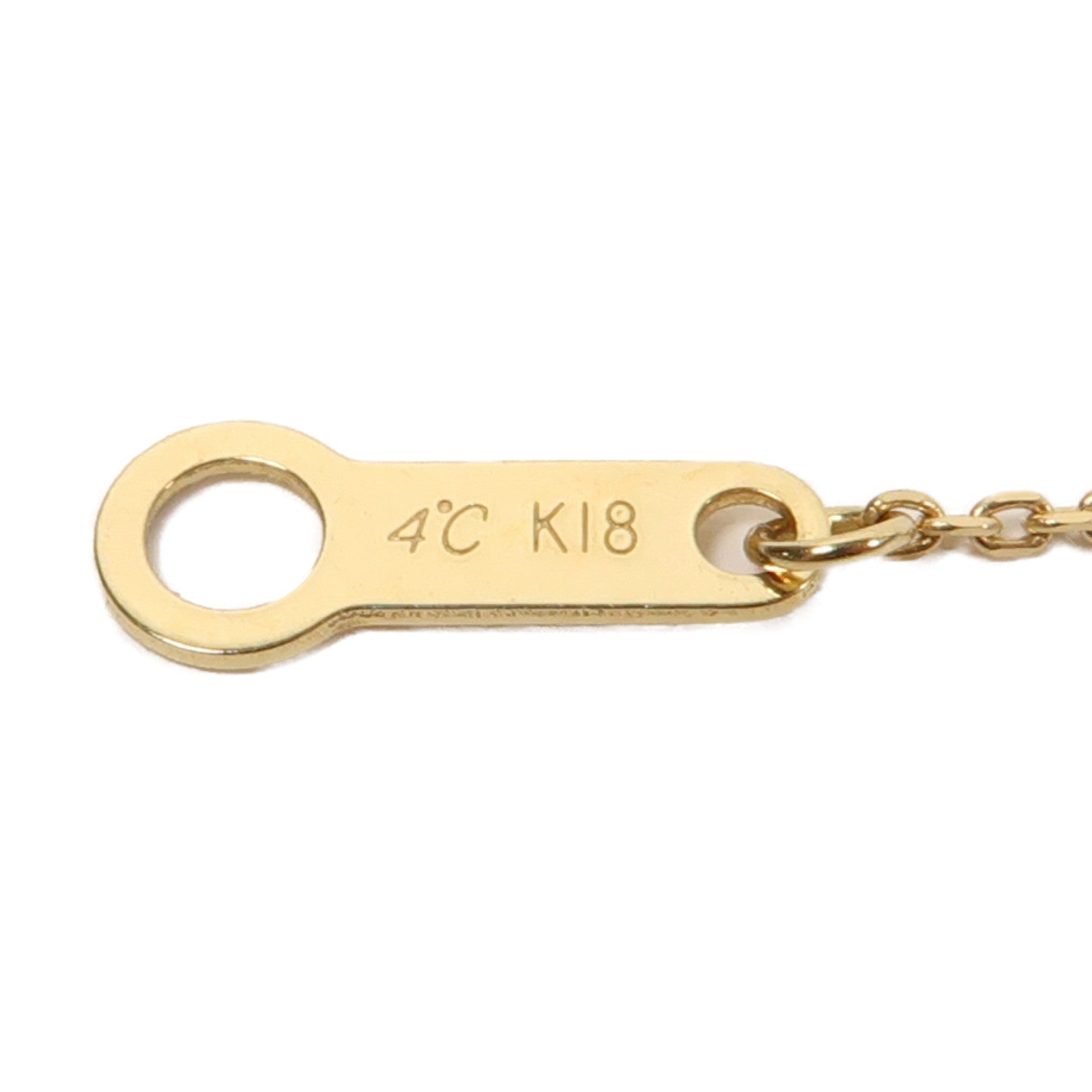 4℃ 【激減優惠】18K黄金Necklace項鍊金色
