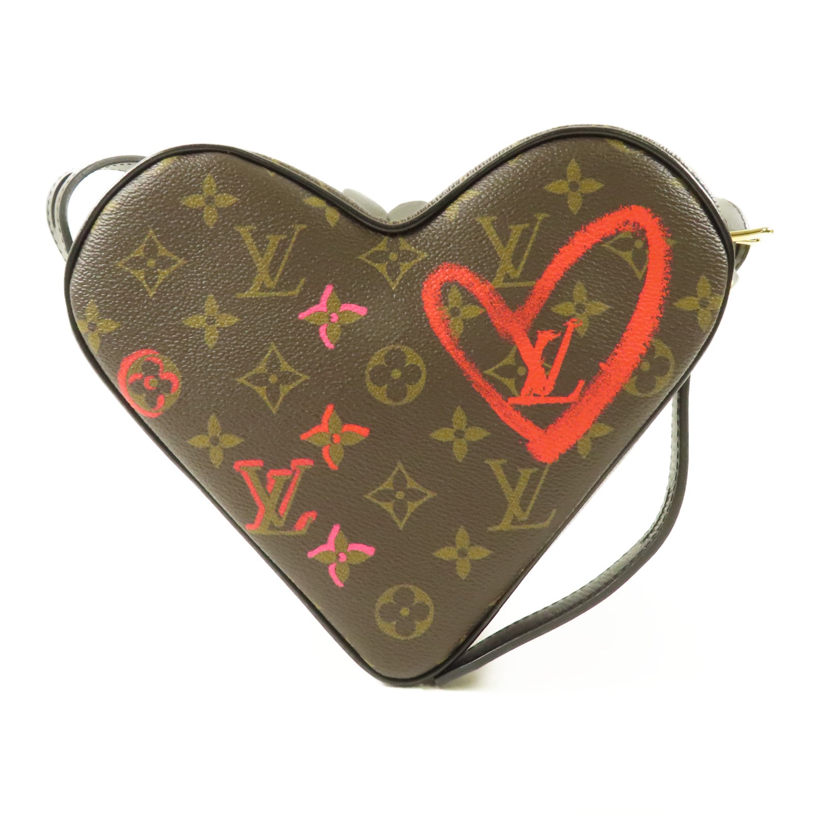 LOUIS VUITTON 【激減優惠】Monogram Sac Coeur Fall In Love金扣肩背袋