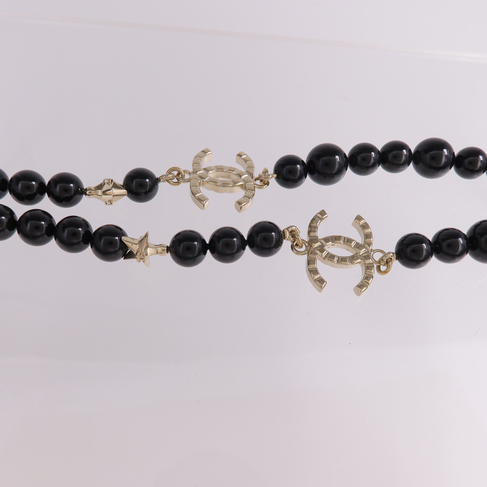 CHANEL PVC/金屬Long Necklace項鍊