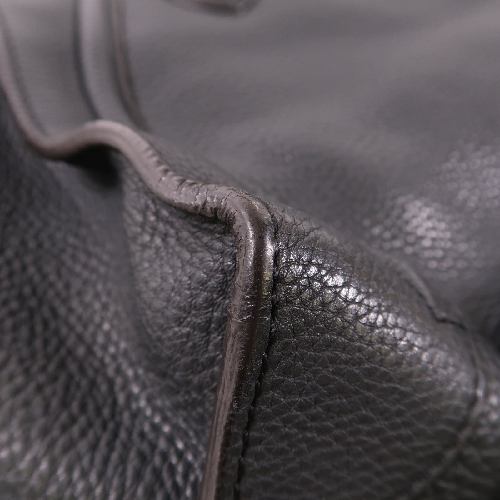 CELINE 牛皮皮革Mini Luggage金扣手挽袋