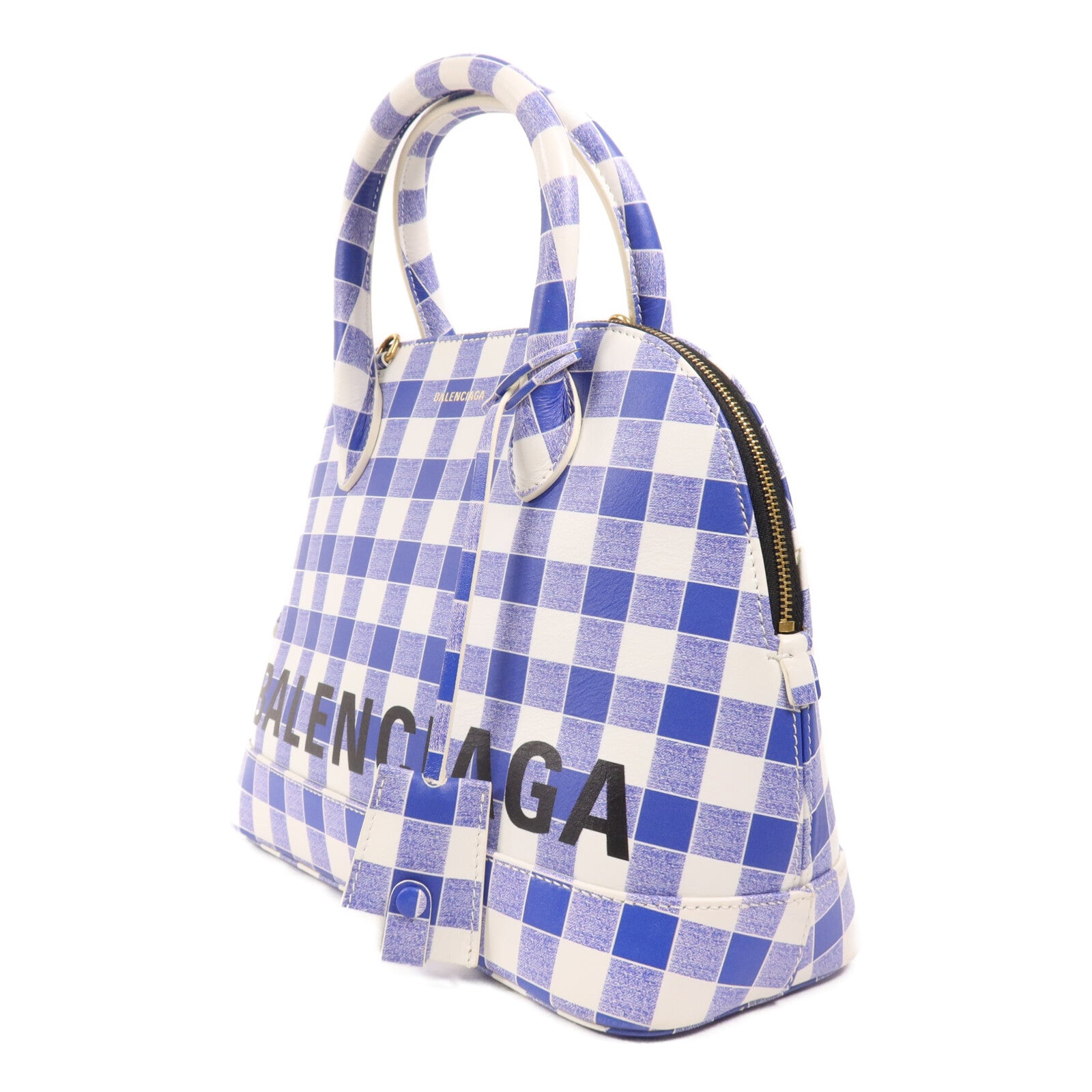 BALENCIAGA 牛皮皮革Ville Top Handle金扣手挽肩背兩用袋