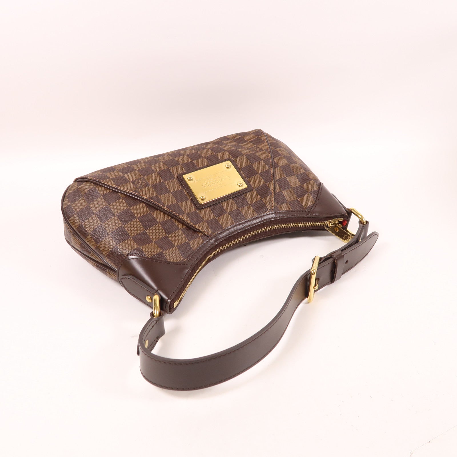 LOUIS VUITTON Damier Thames PM金扣肩背袋