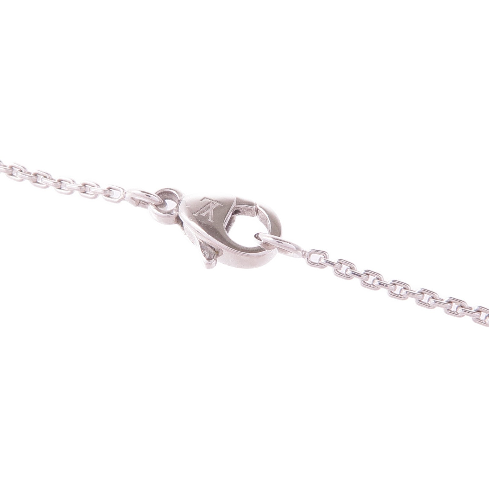 LOUIS VUITTON 18K白金Diamond Necklace鑽石項鍊