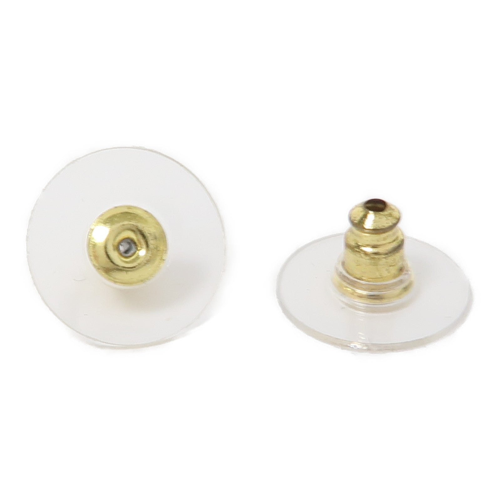 CHANEL 金屬/PVC Earrings耳環銀色