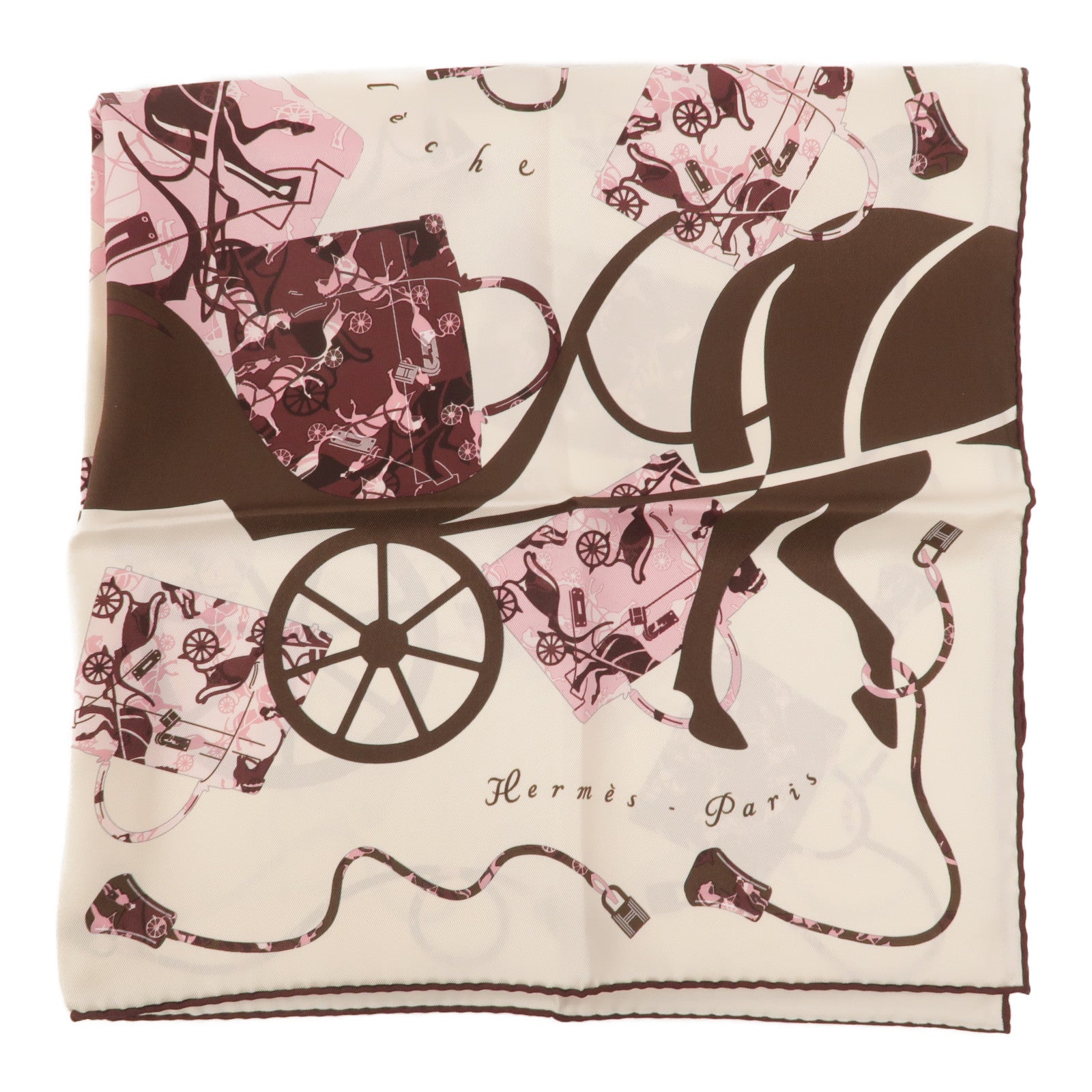 HERMES 絲質Scarf 65x65絲巾