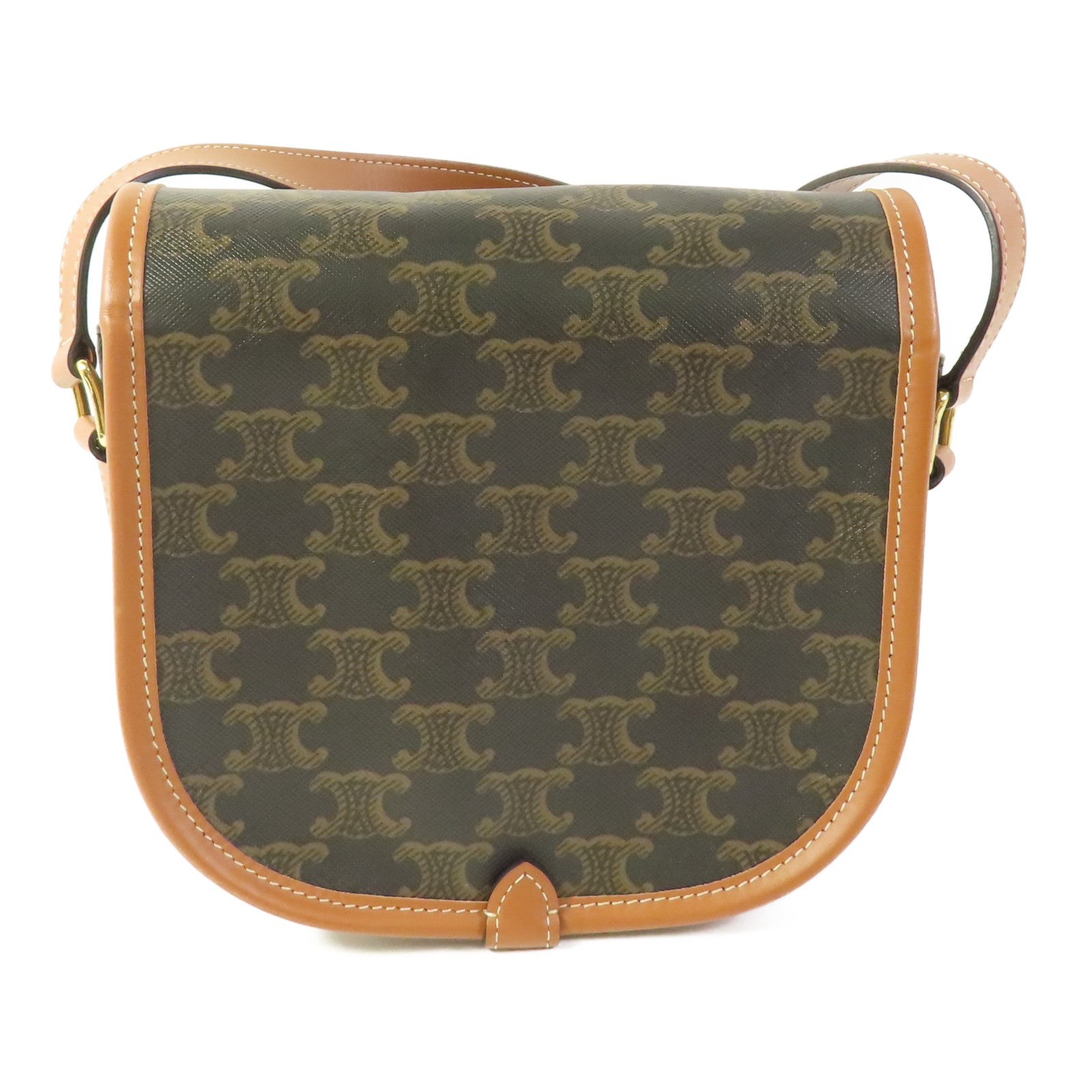 CELINE 塗層帆布Medium Folco肩背袋