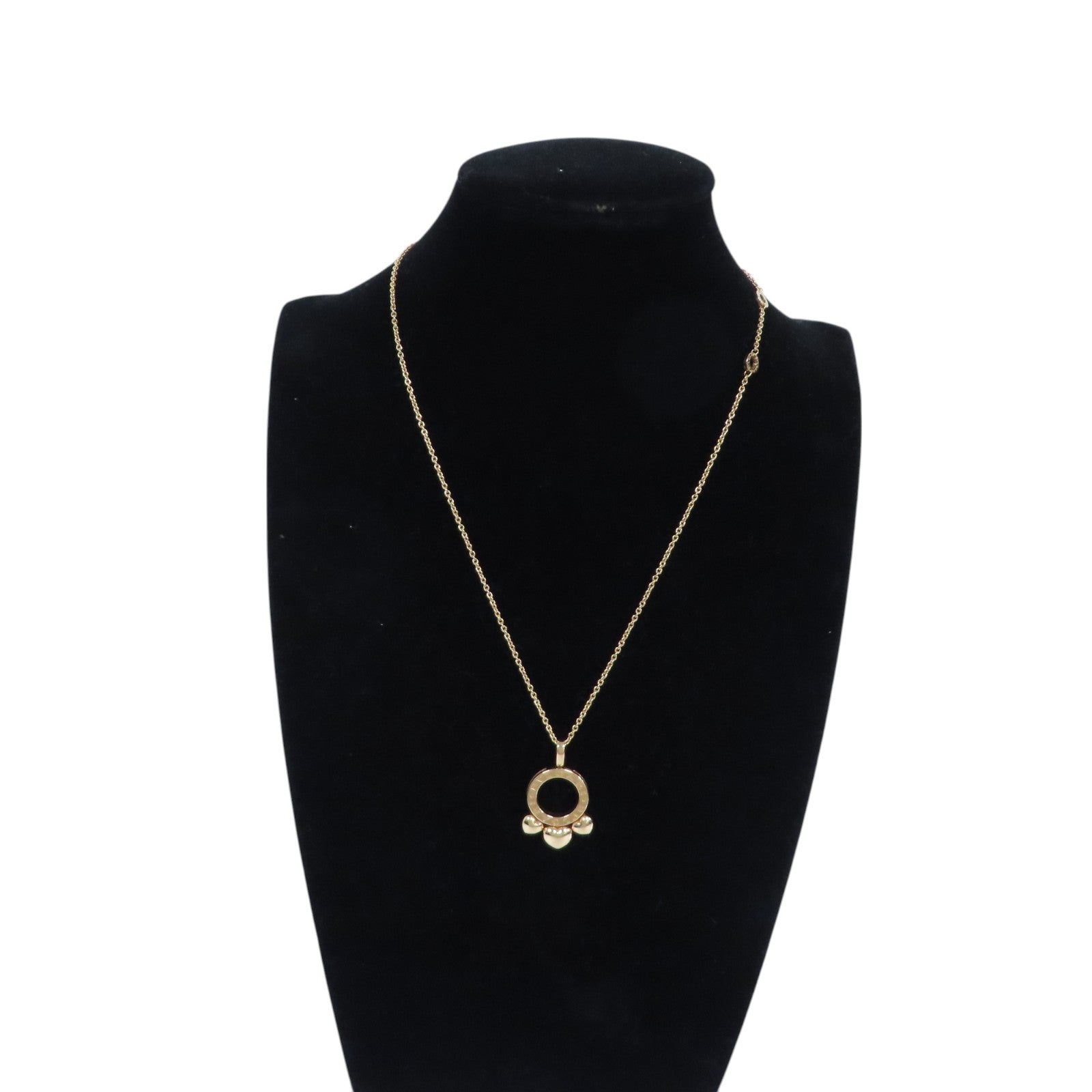 BVLGARI Allegra Heart Necklace 18K Rose Gold
