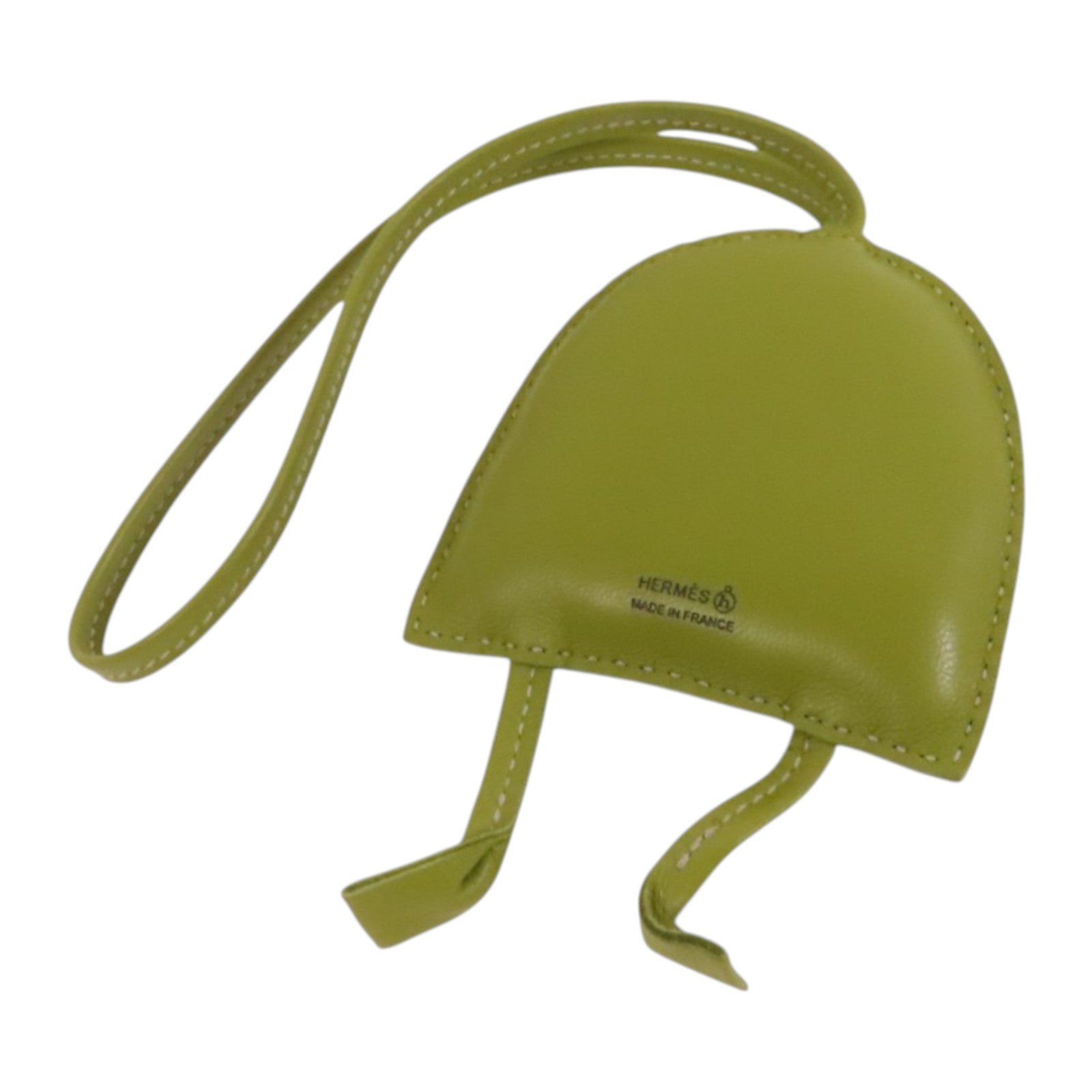 HERMES Milo皮革Petit H Hibouton Charm掛飾