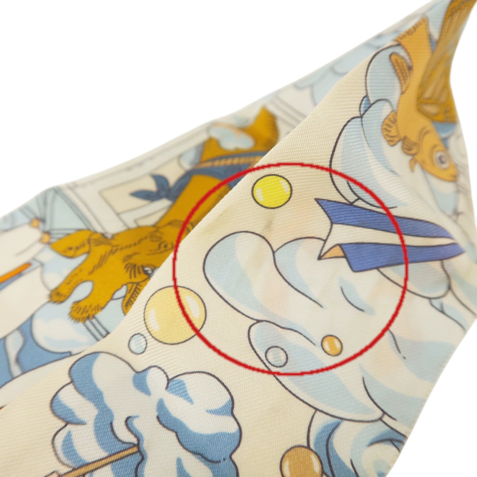 HERMES 絲質Twilly絲巾