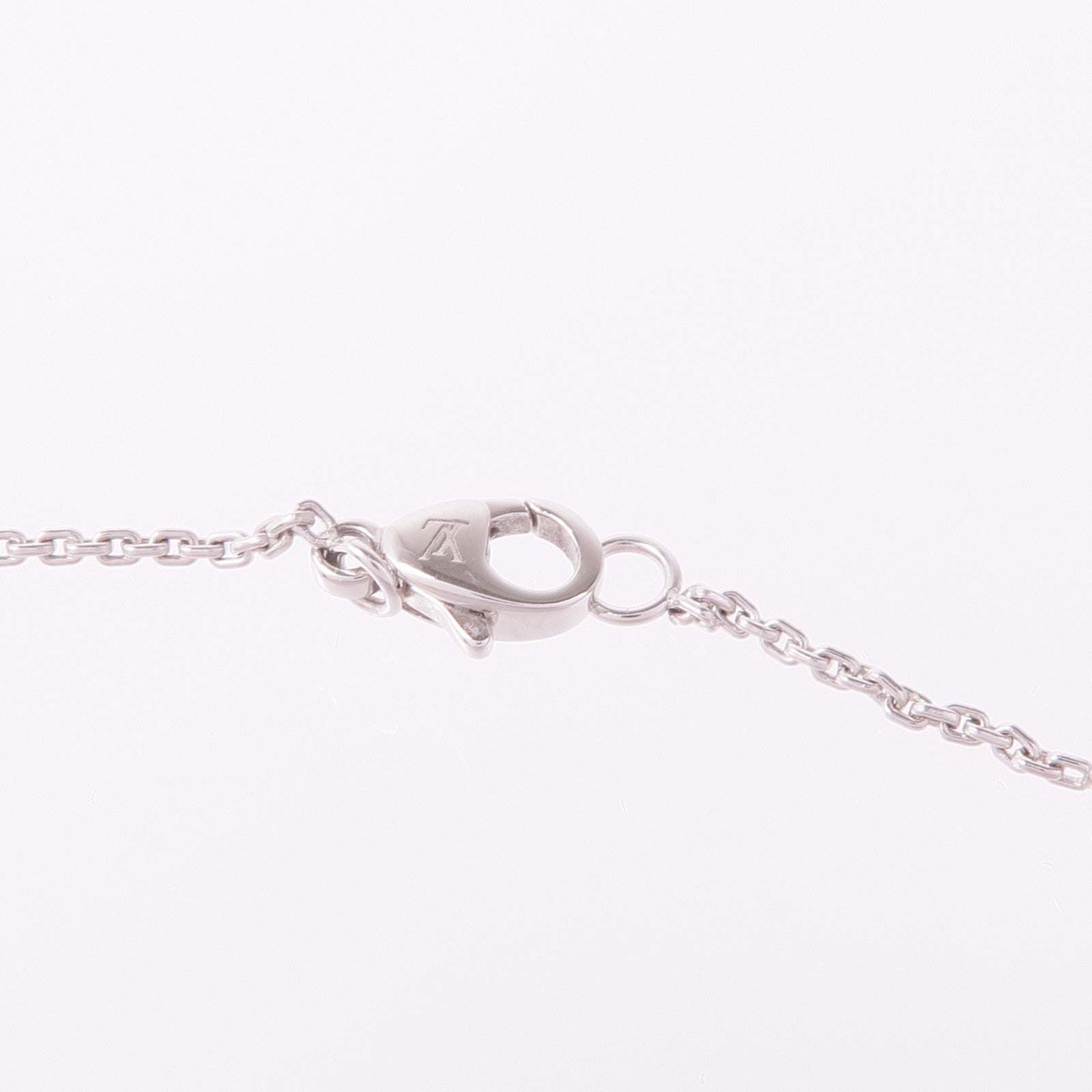 LOUIS VUITTON 18K白金Diamond Necklace鑽石項鍊