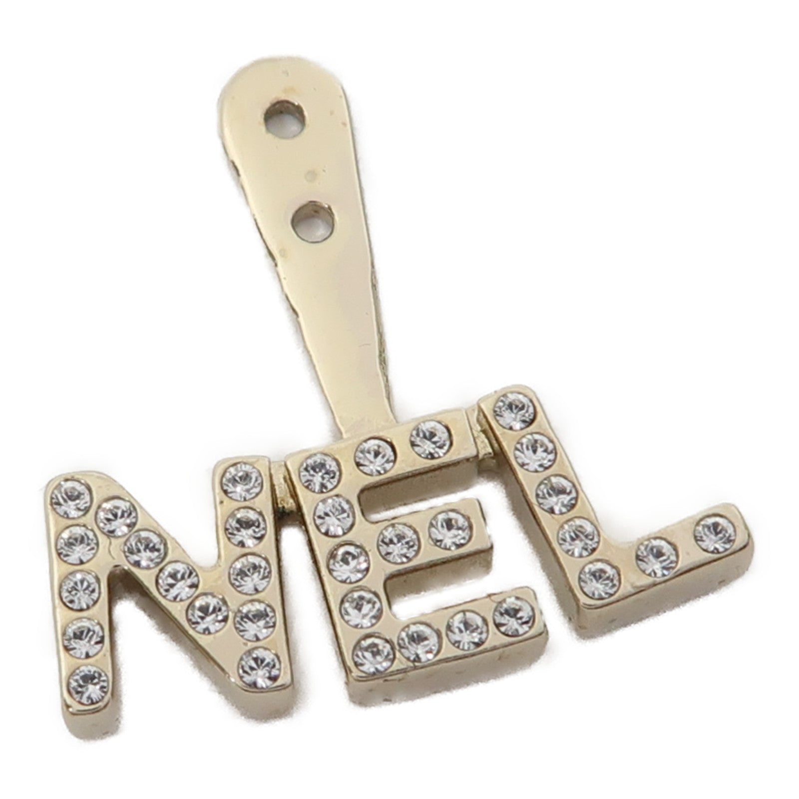 CHANEL 金屬/PVC Earrings耳環銀色