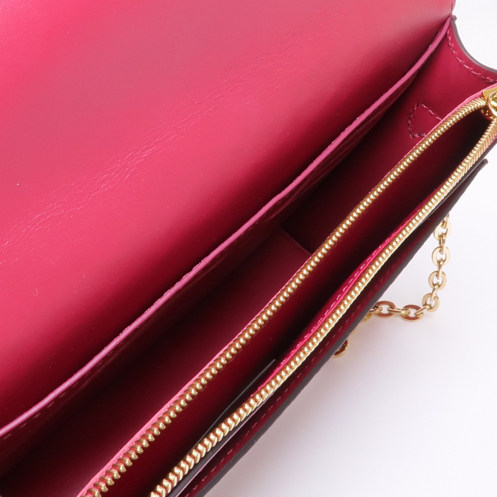 LOUIS VUITTON Monogram Flore金扣鏈帶肩背袋