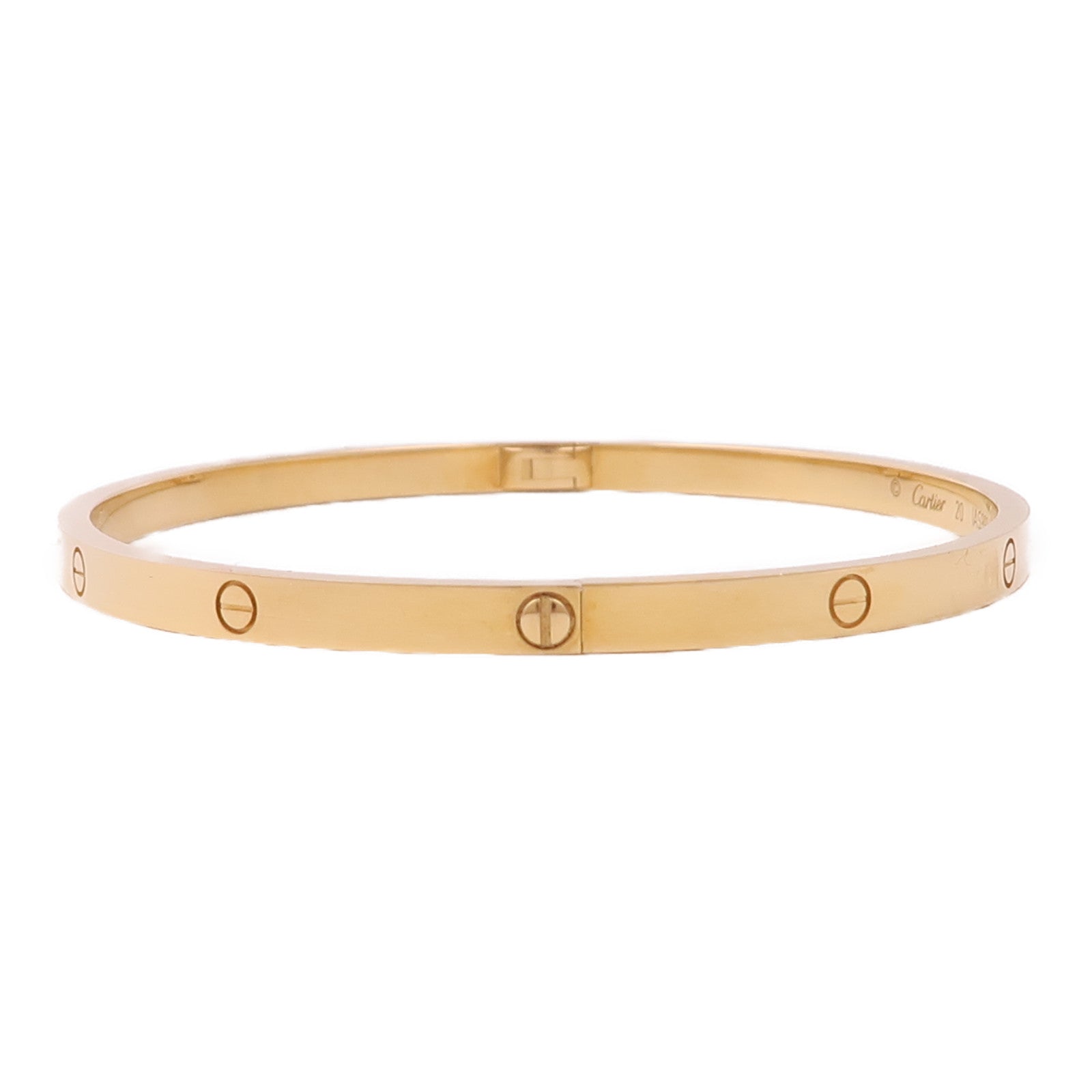 CARTIER 18K黃金Love Bangle手鐲