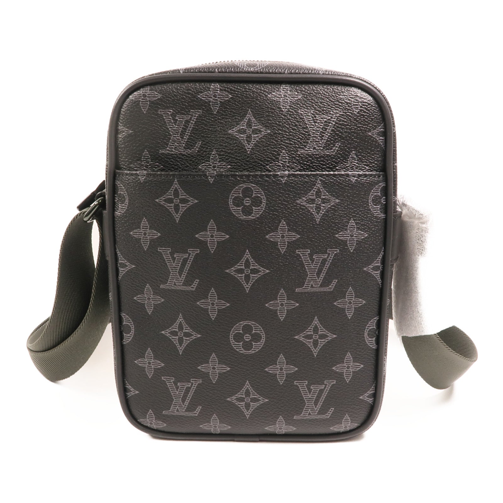 LOUIS VUITTON Monogram Eclipse Vivienne Danube PM肩背袋