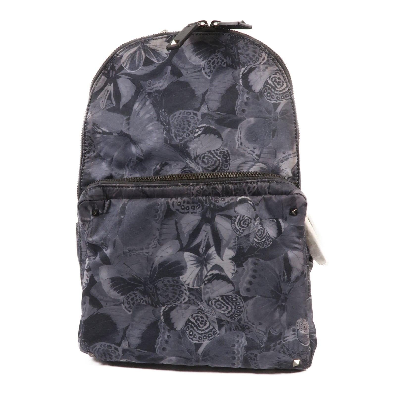 Valentino 帆布Rucksack銀扣背包