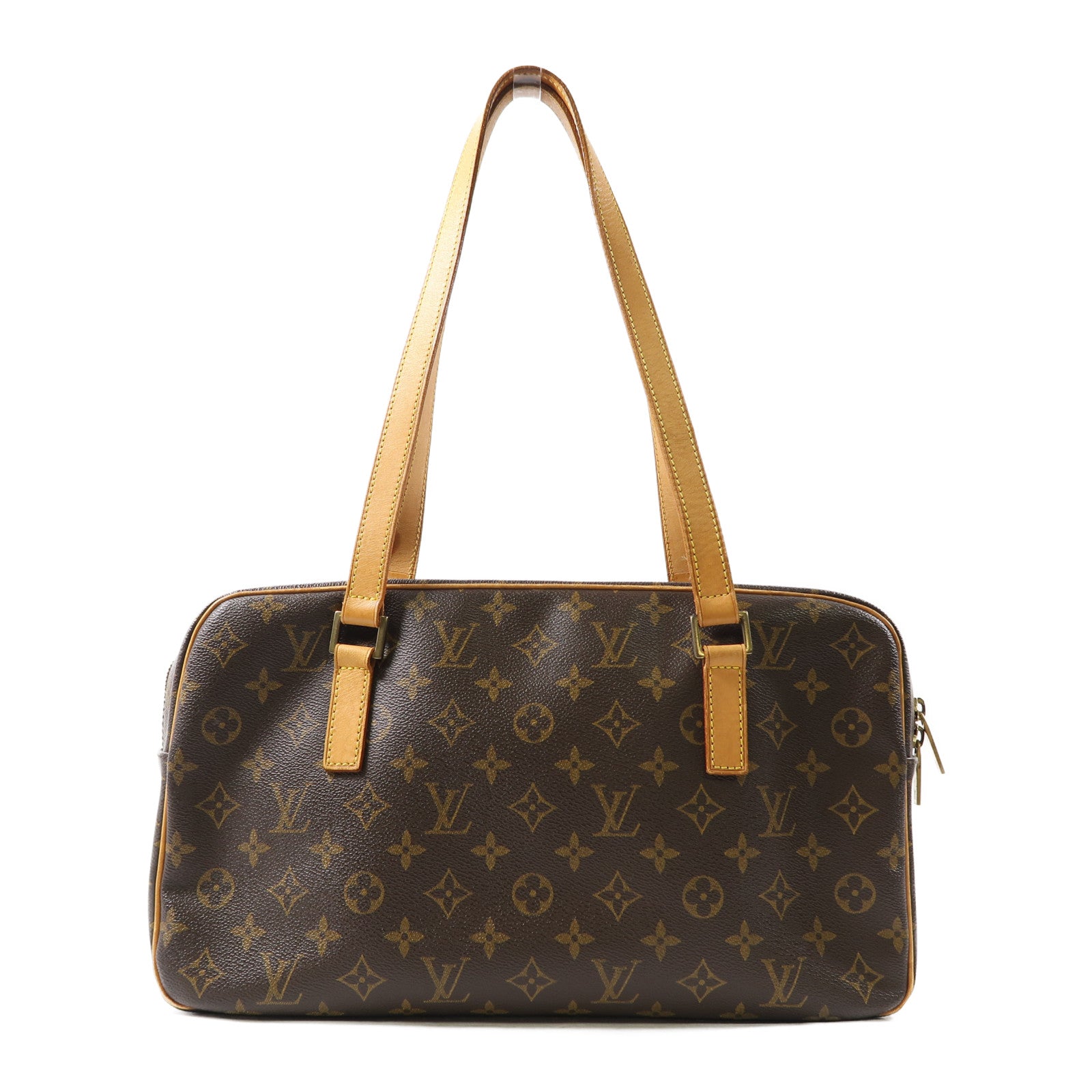 LOUIS VUITTON Monogram Cite金扣肩背袋啡色