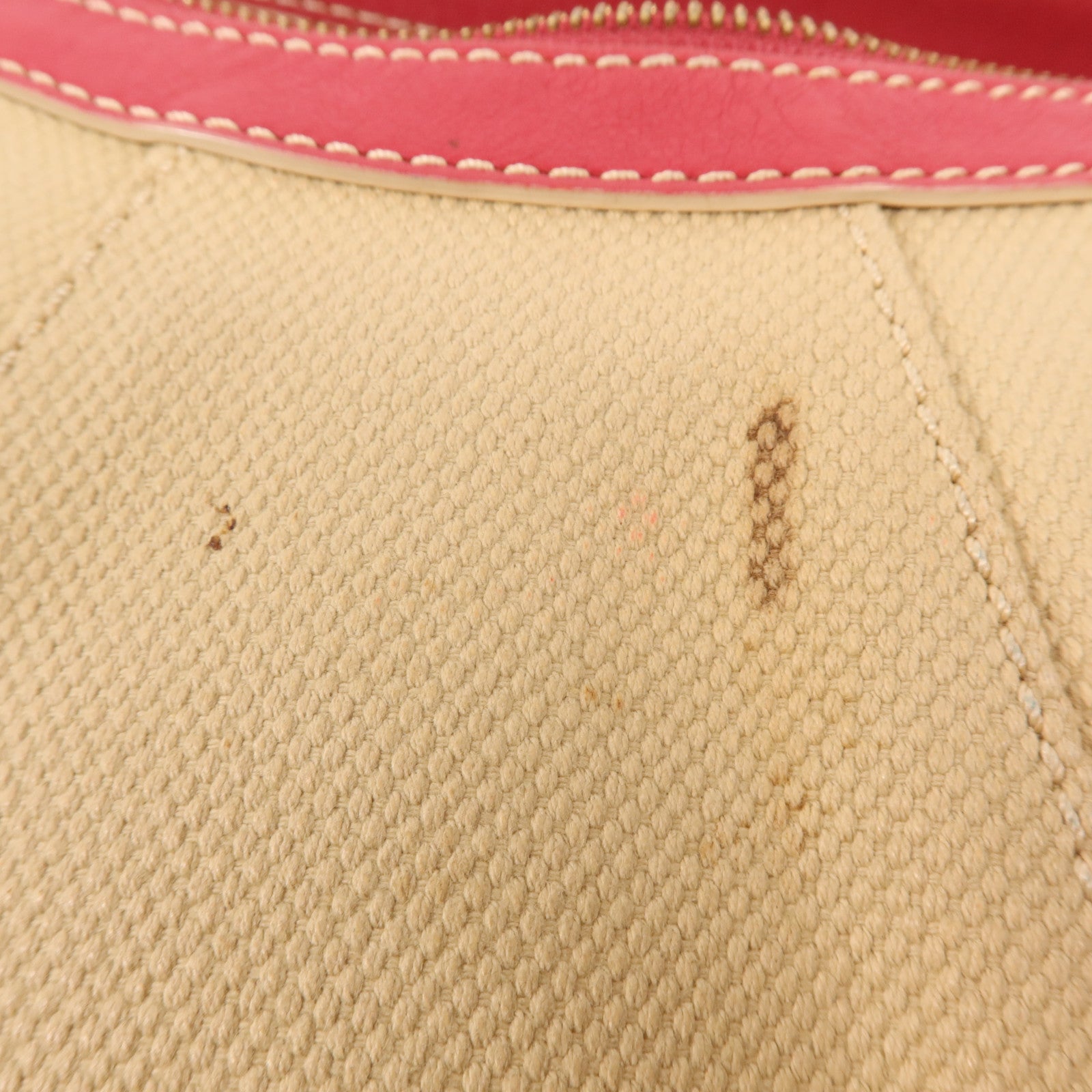 CELINE 帆布Shoulder Bag金扣肩背袋