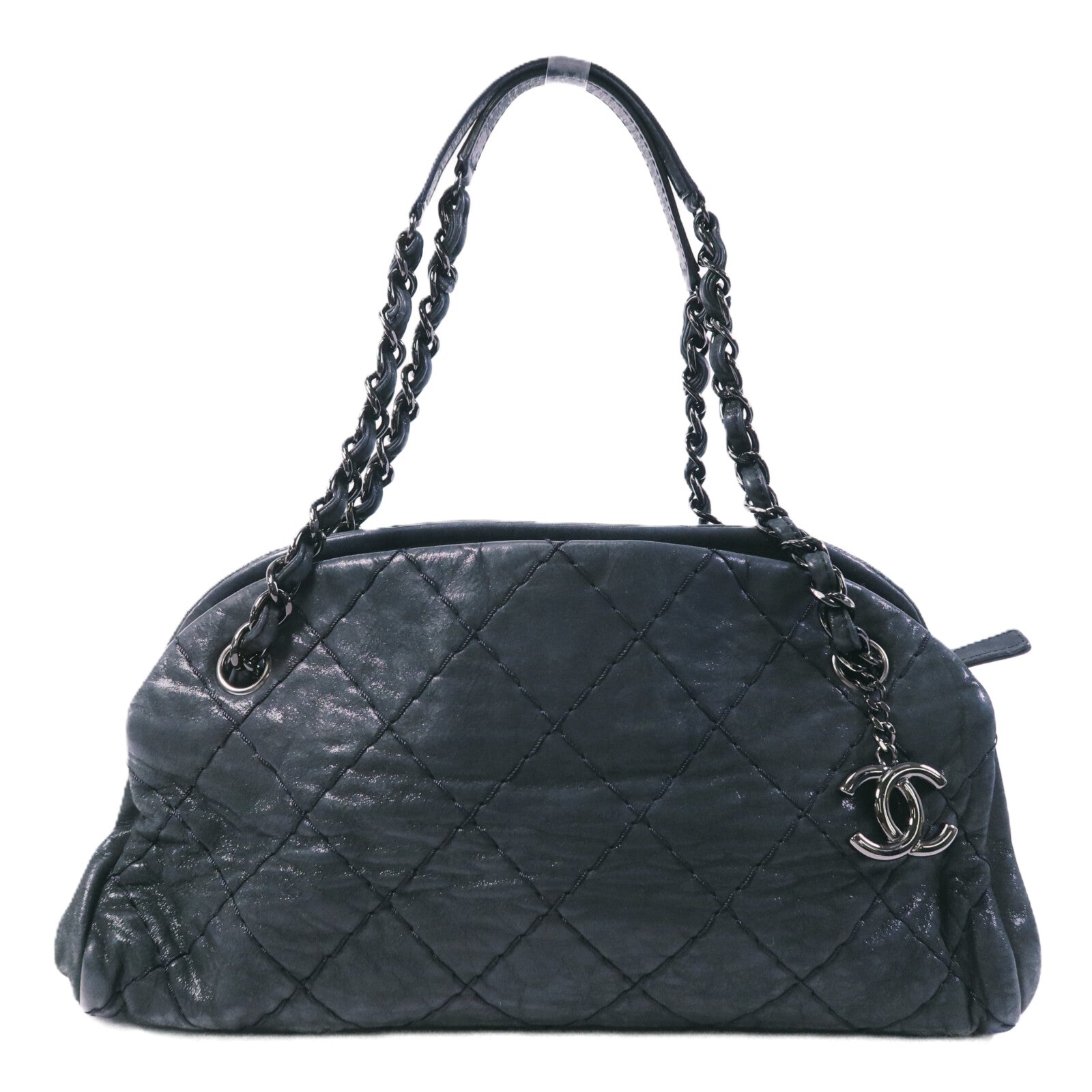 CHANEL 牛皮皮革Chain Shoulder Bag鏈帶肩背袋