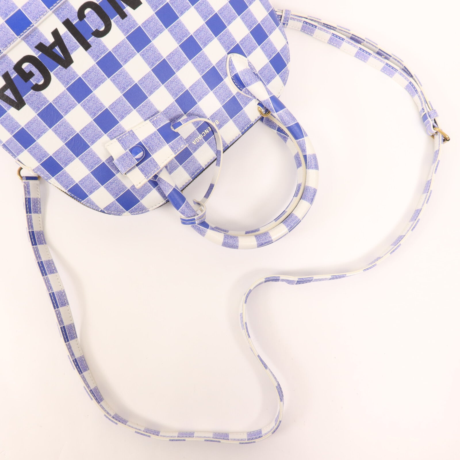 BALENCIAGA 牛皮皮革Ville Top Handle金扣手挽肩背兩用袋