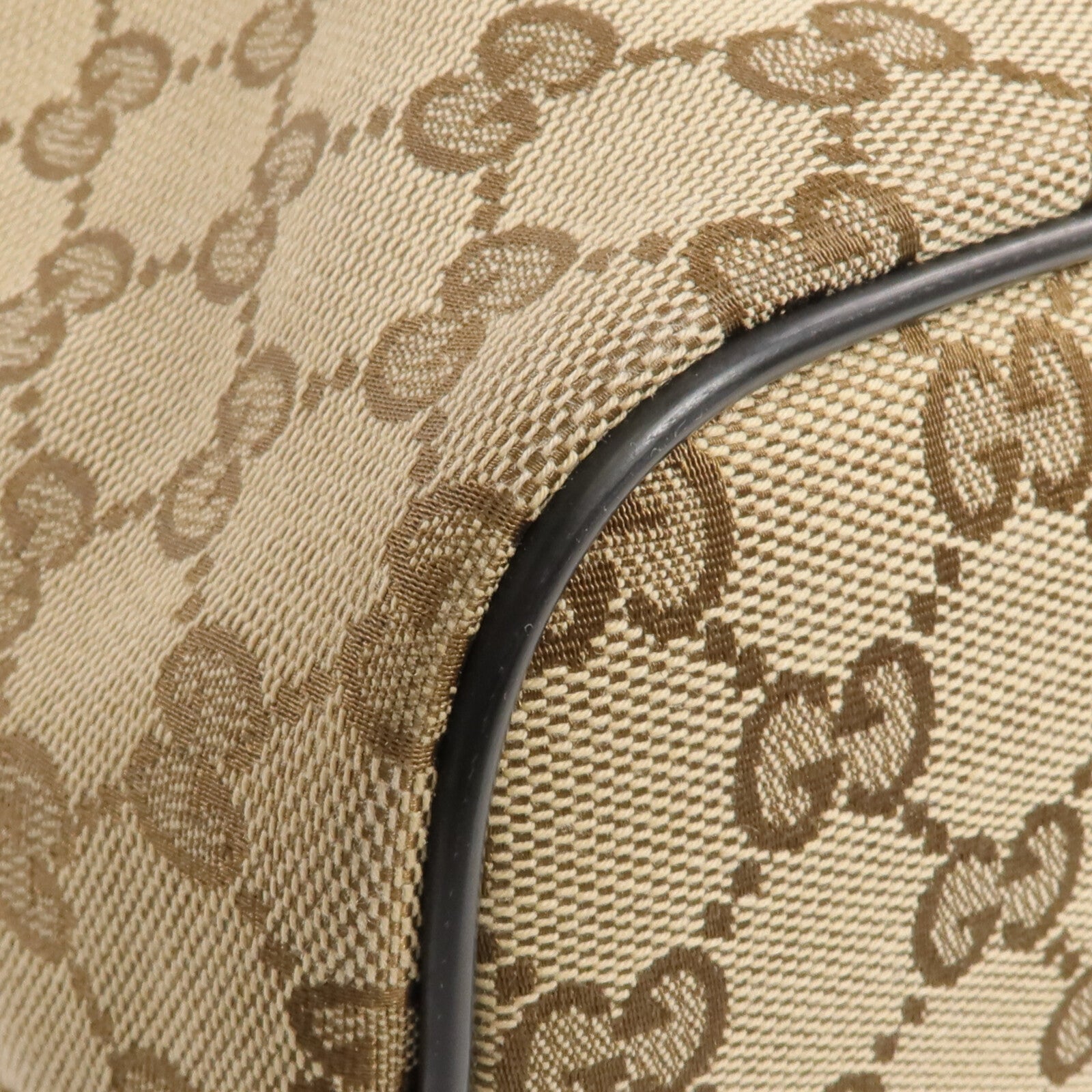 GUCCI 帆布Backpack銀扣背包