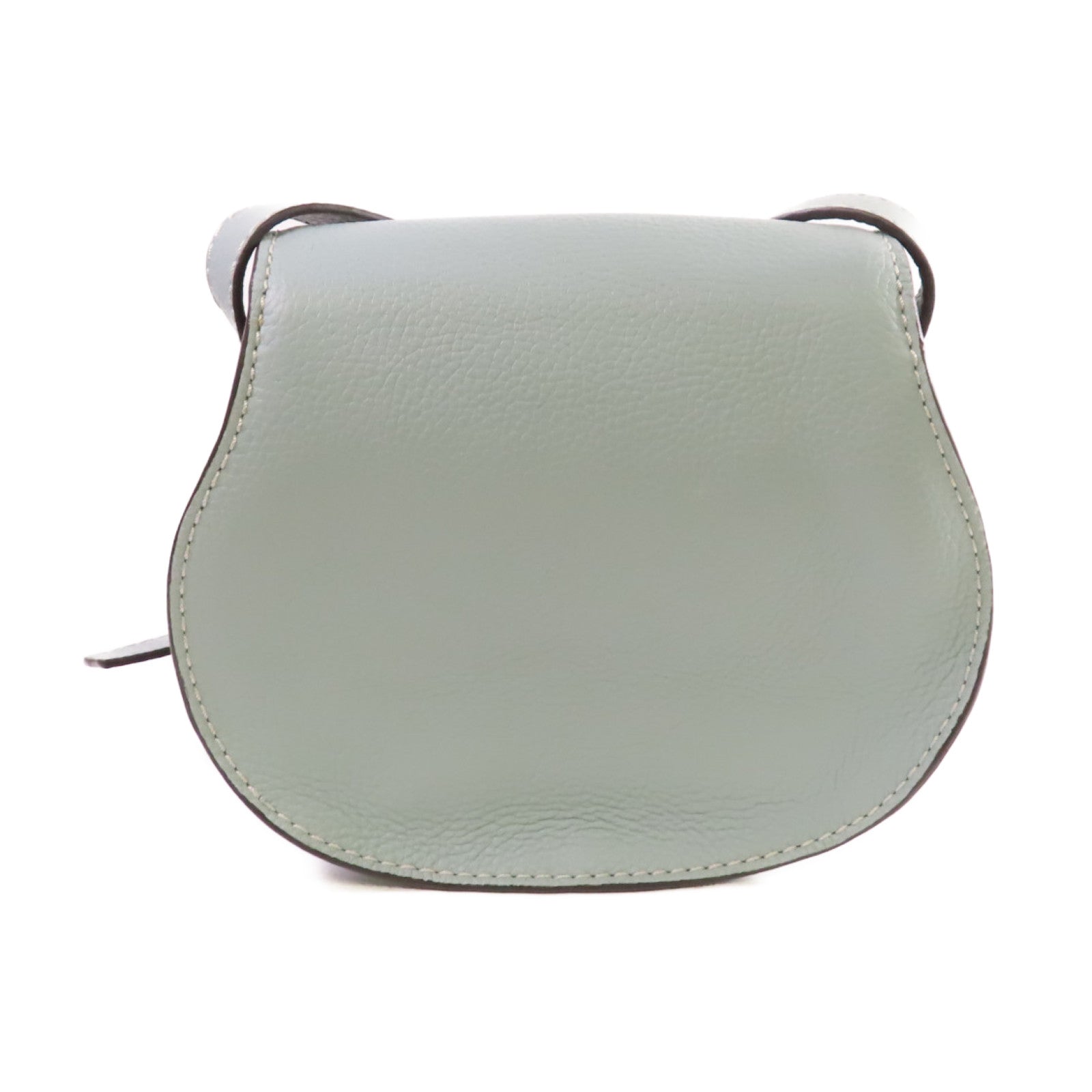 Chloe 牛皮皮革Marcie Small Shoulder Bag金扣肩背袋天空藍色