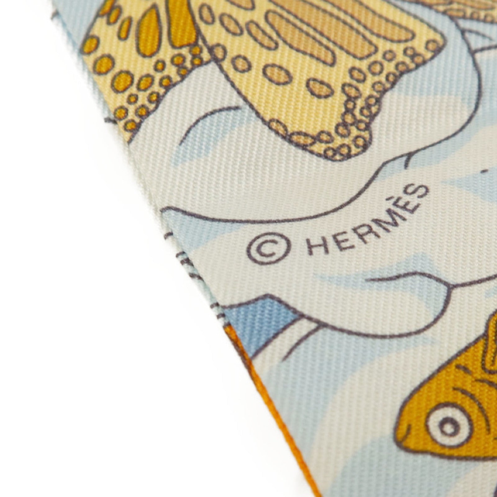 HERMES 絲質Twilly絲巾