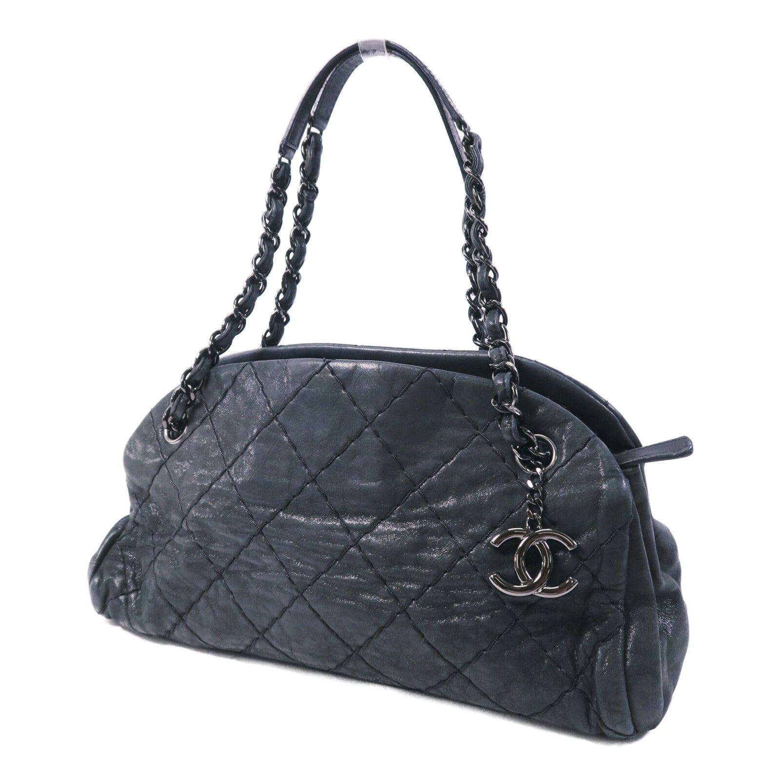 CHANEL 牛皮皮革Chain Shoulder Bag鏈帶肩背袋