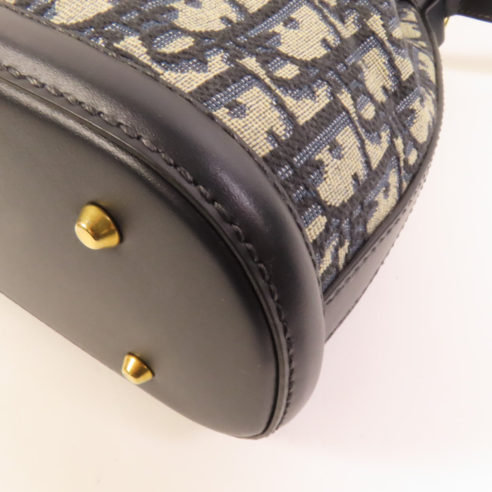Dior 帆布C'est Dior Bag金扣手挽肩背兩用袋